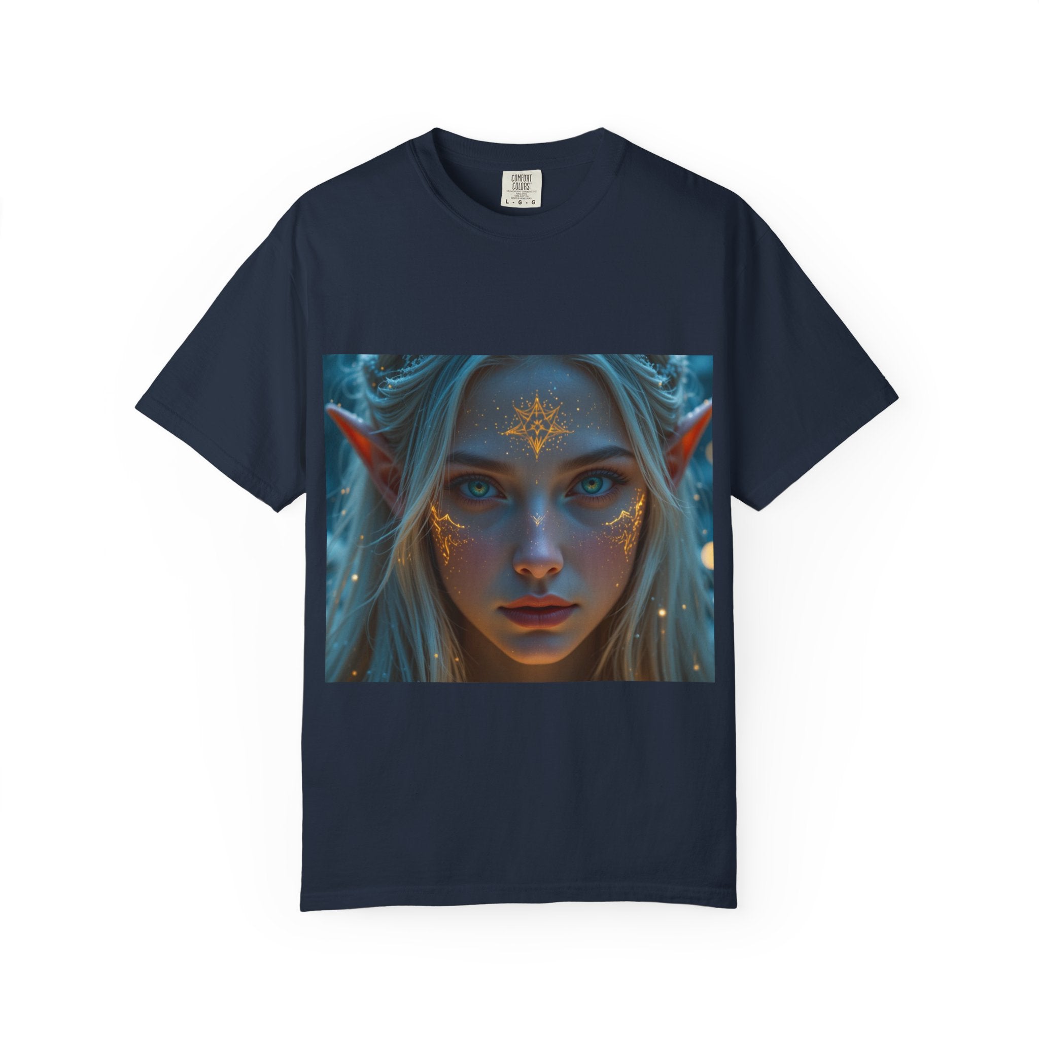 Fantasy-Inspired Elf Princess Unisex T-Shirt, Boho Style Tee for Art Lovers, Gift for Creatives, Dreamy Aesthetic Shirt, Unique Fan Merchandise