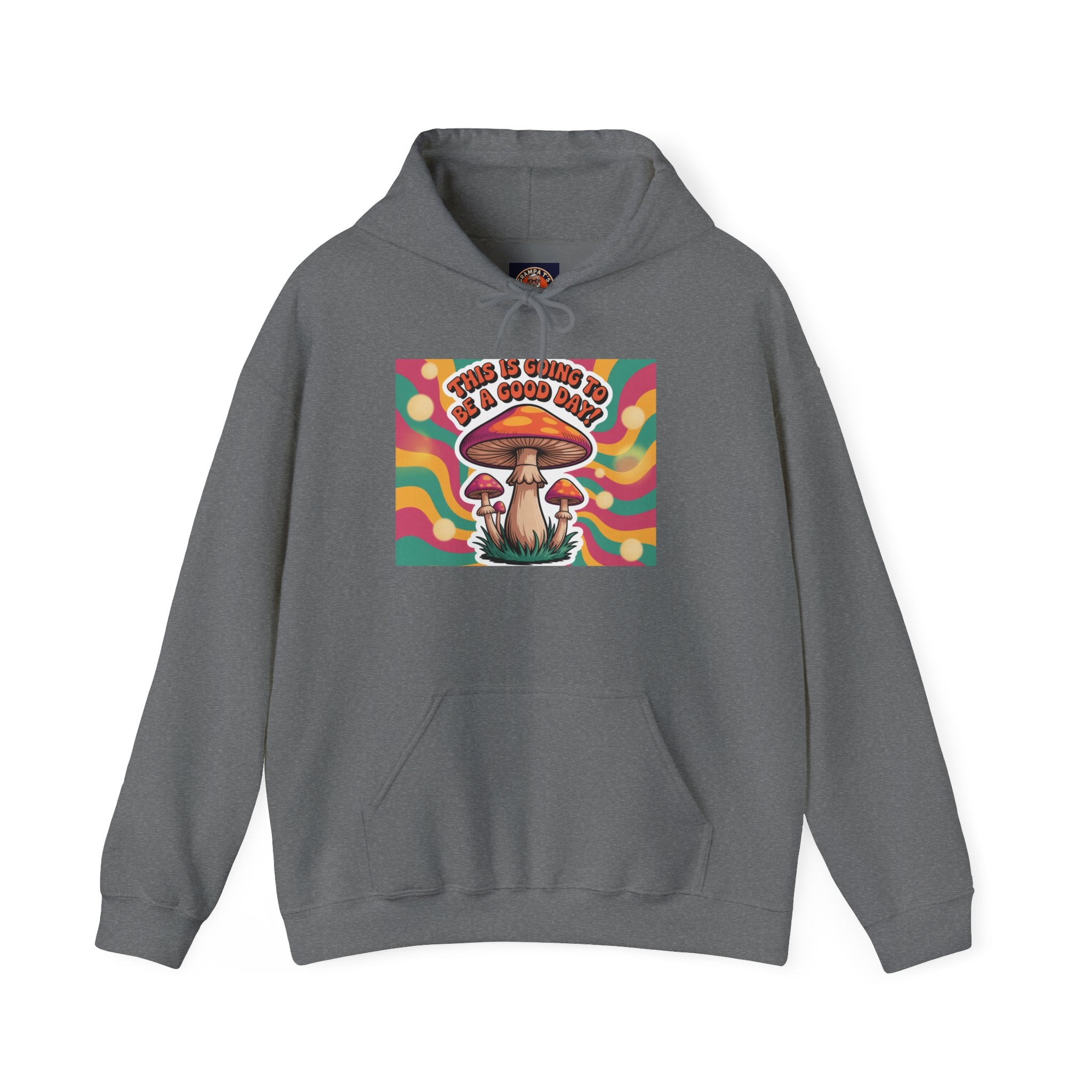 Groovy Mushroom Hoodie - Psychedelic Sweatshirt for Festivals, Cozy Gift for Nature Lovers, Unisex Pull-over for Good Vibes