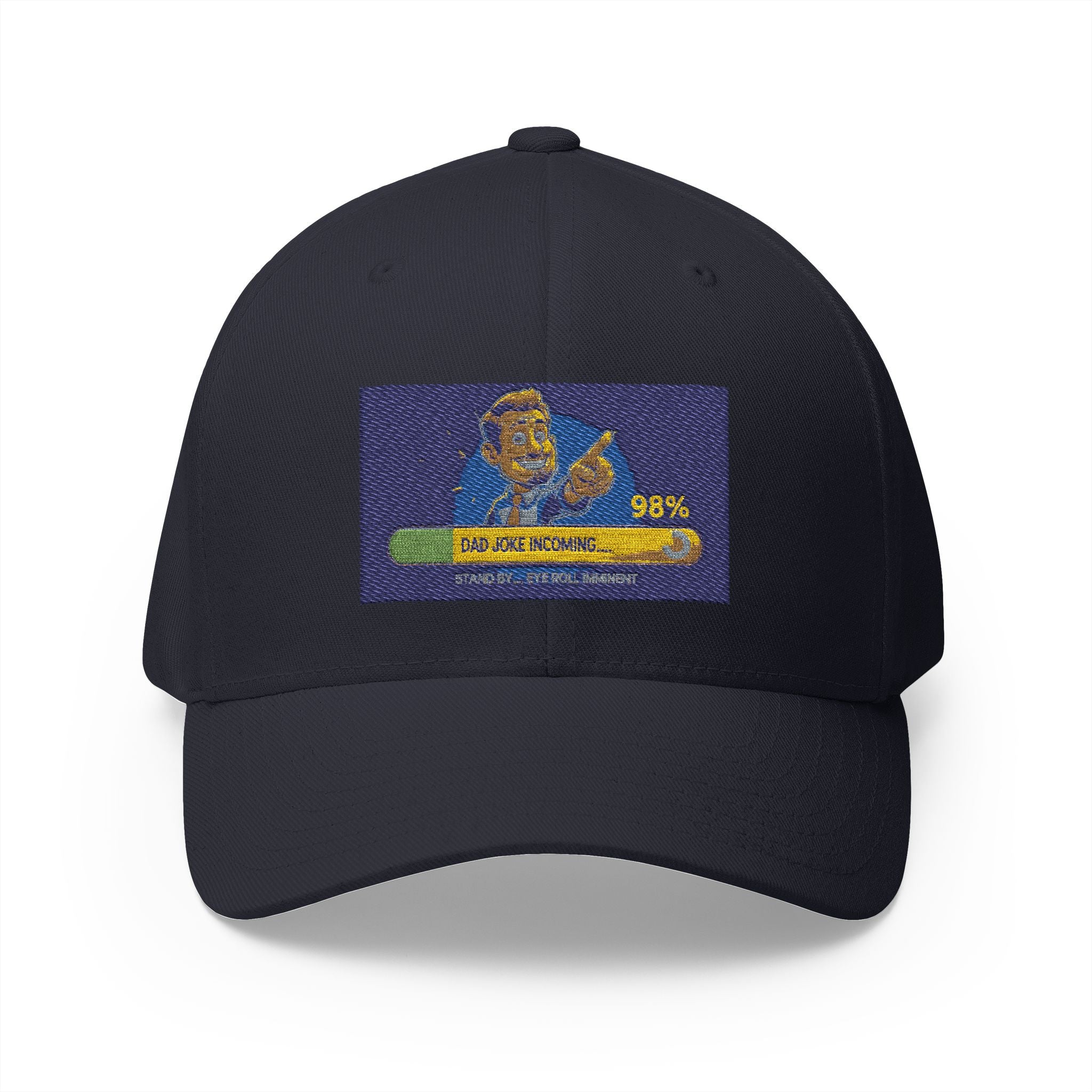 Embroidered Closed-Back Structured Cap - Trendy Apparel for Everyday Wear, Gifts for Him, Casual Style, Summer Accessory, Unique Design