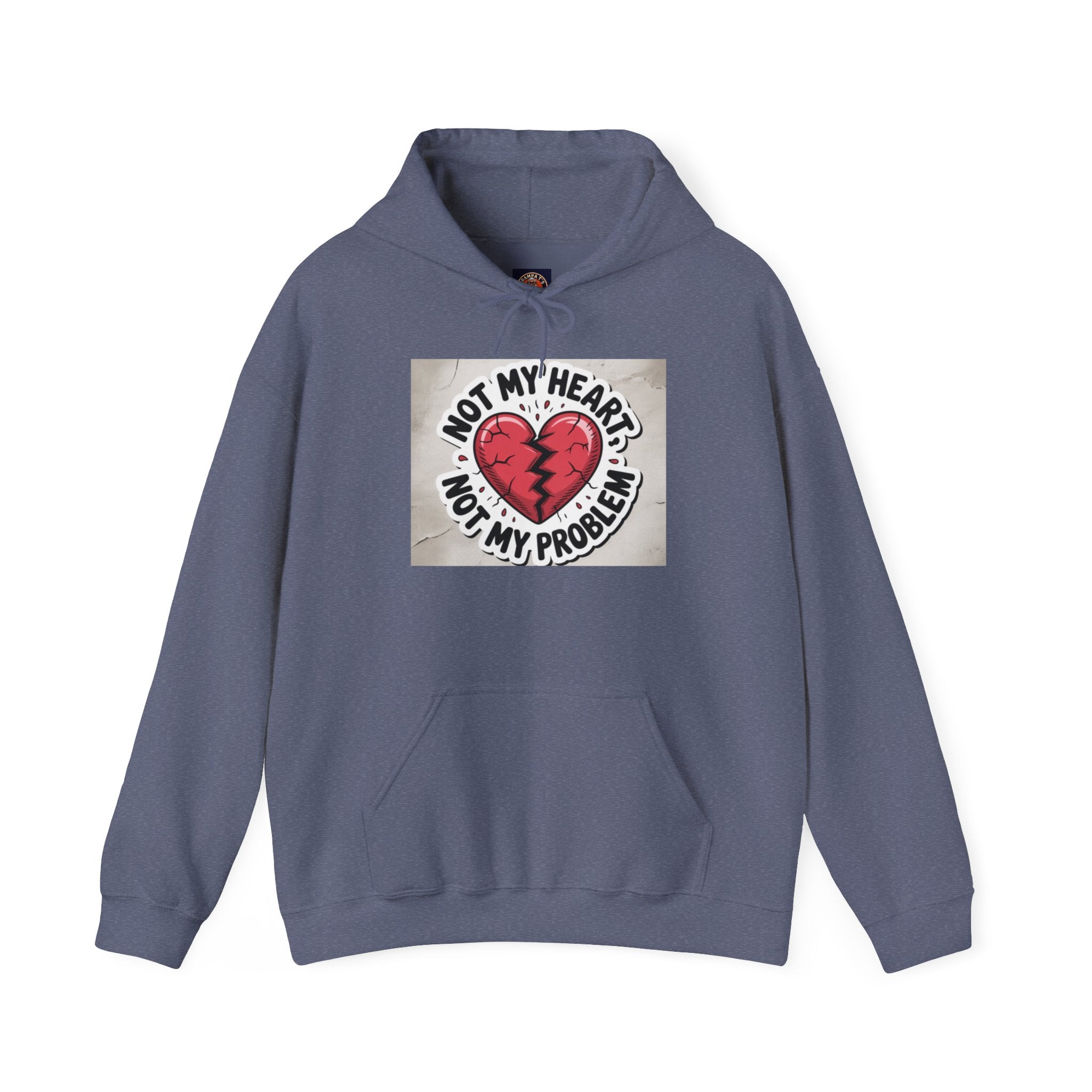 Heartbreak Humor Hoodie, Unisex Hooded Sweatshirt, Funny Gift, Self-Care Apparel, Valentine's Day, Casual Wear, Trendy Fashion