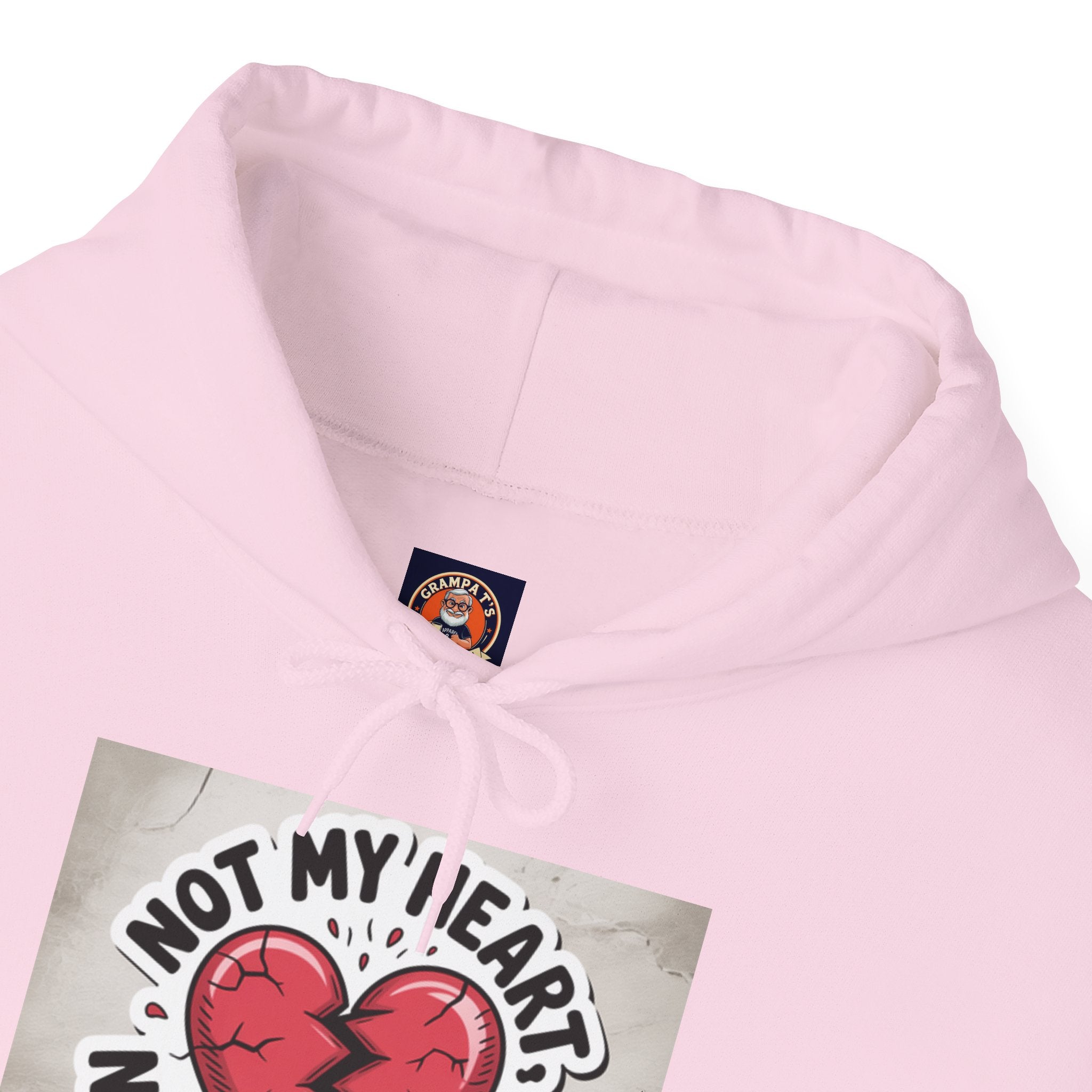 Heartbreak Humor Hoodie, Unisex Hooded Sweatshirt, Funny Gift, Self-Care Apparel, Valentine's Day, Casual Wear, Trendy Fashion