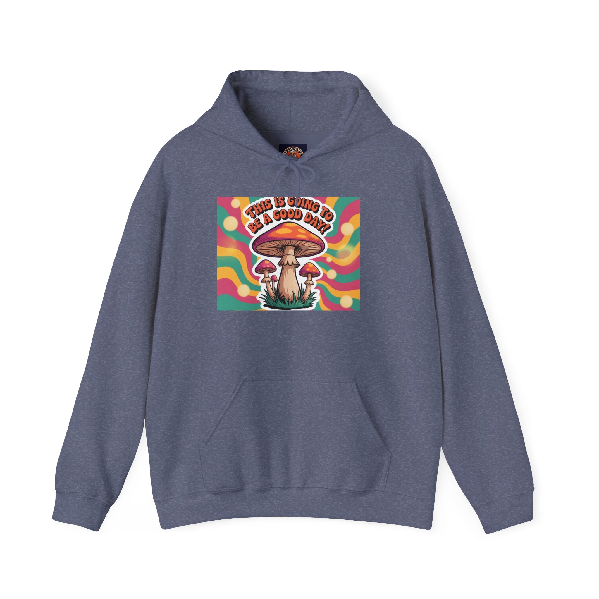 Groovy Mushroom Hoodie - Psychedelic Sweatshirt for Festivals, Cozy Gift for Nature Lovers, Unisex Pull-over for Good Vibes