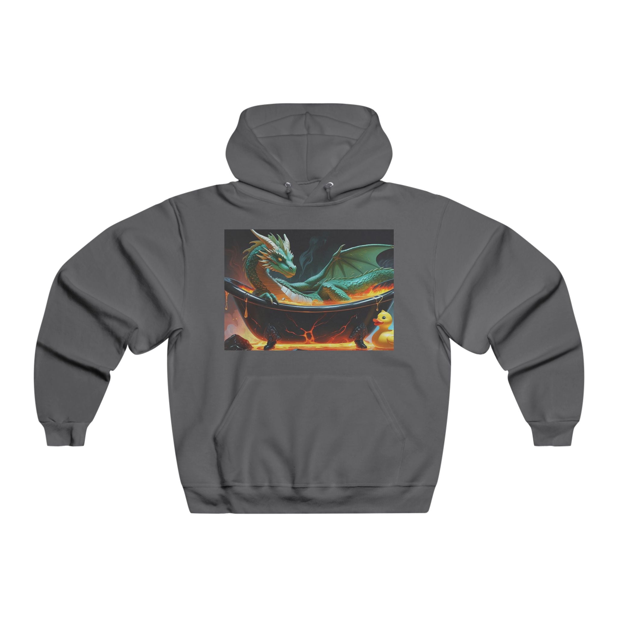 Men's Fun Dragon Graphic Hoodie, Fantasy Sweatshirt for Gamers, Cozy Gift for Birthdays, Casual Style, Comfortable Layering