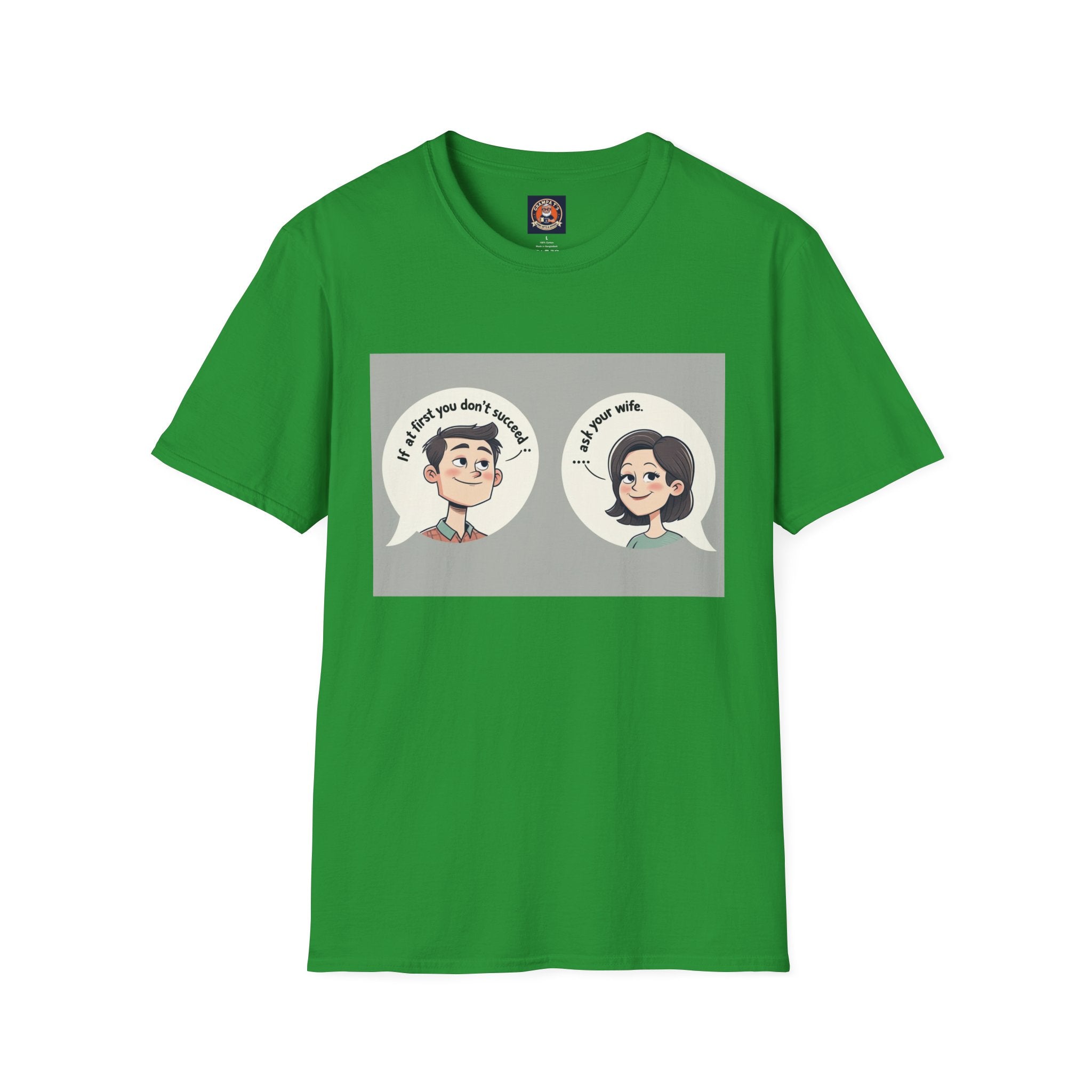 Playful Conversation T-Shirt, Funny Graphic Tee, Unisex Humor Shirt, Casual Wear, Gift for Friends, Quirky Outfit