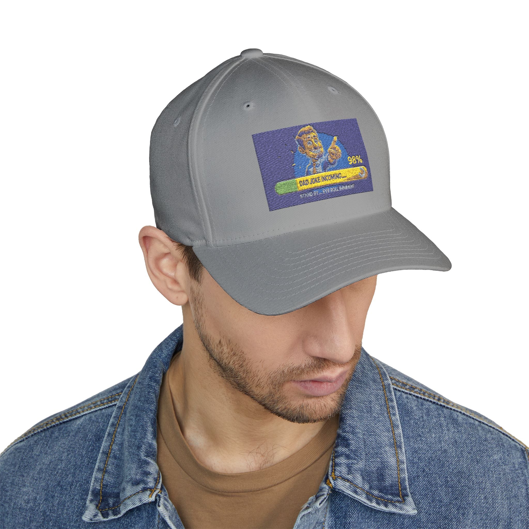 Embroidered Closed-Back Structured Cap - Trendy Apparel for Everyday Wear, Gifts for Him, Casual Style, Summer Accessory, Unique Design