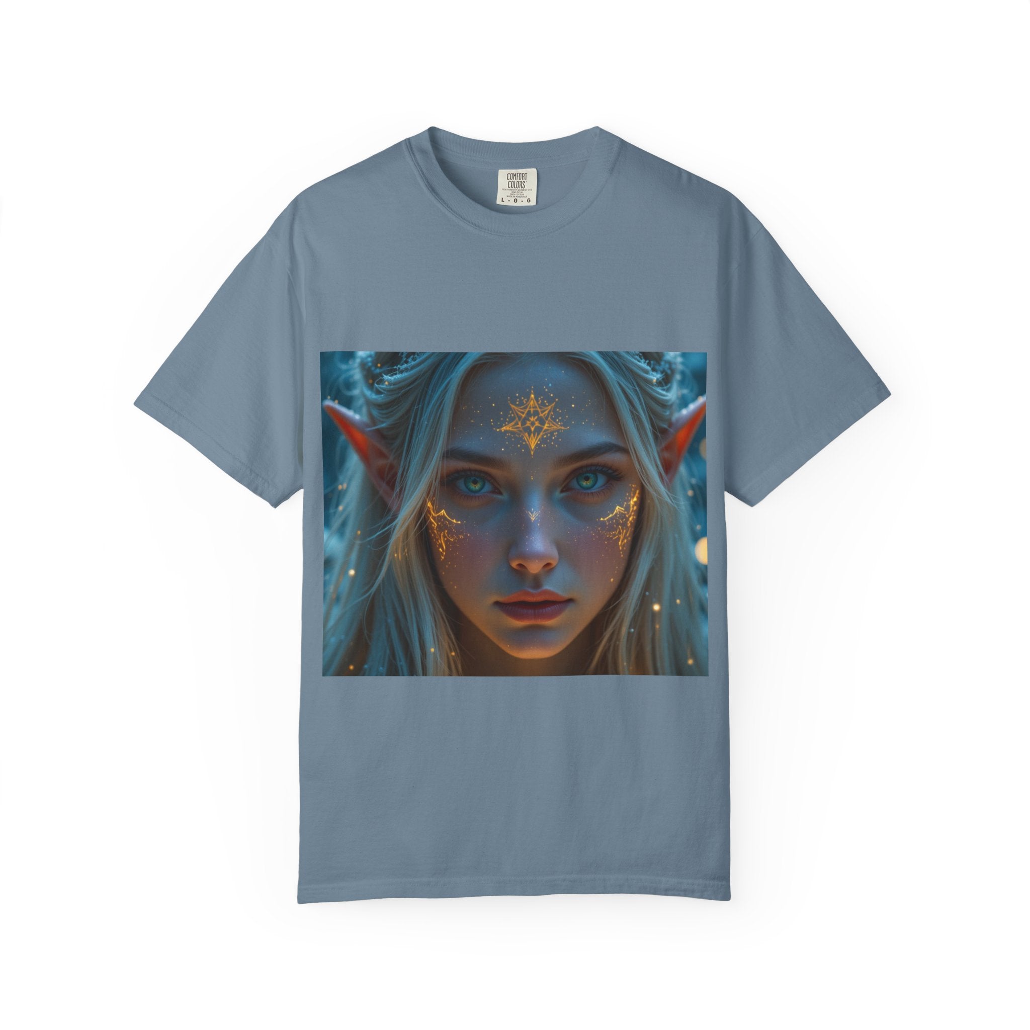 Fantasy-Inspired Elf Princess Unisex T-Shirt, Boho Style Tee for Art Lovers, Gift for Creatives, Dreamy Aesthetic Shirt, Unique Fan Merchandise