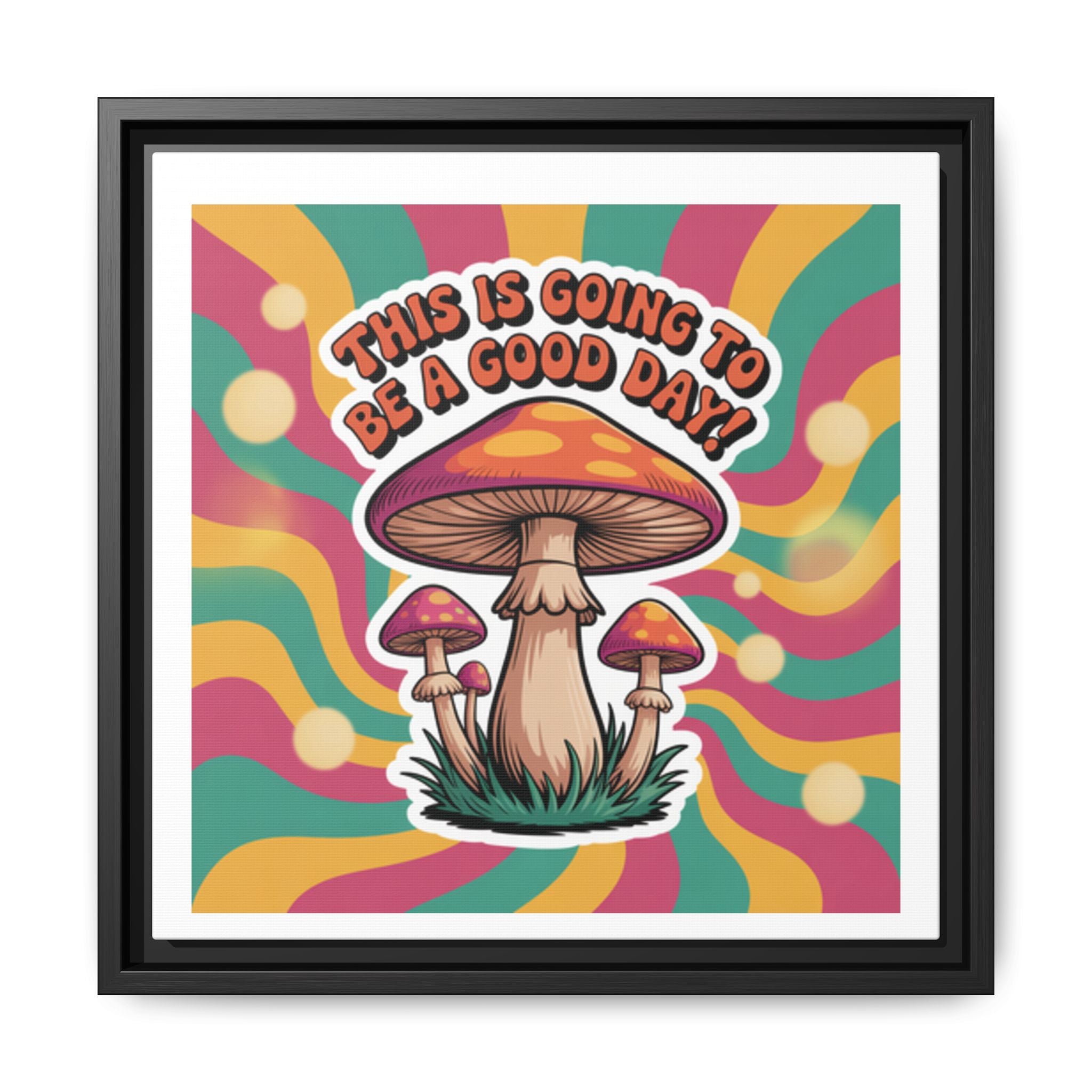 Colorful Framed Canvas Art - "This Is Going To Be A Good Day!" - Positive Vibe Decor, Wall Art for Home, Gift for Friends, Happy Day [...]