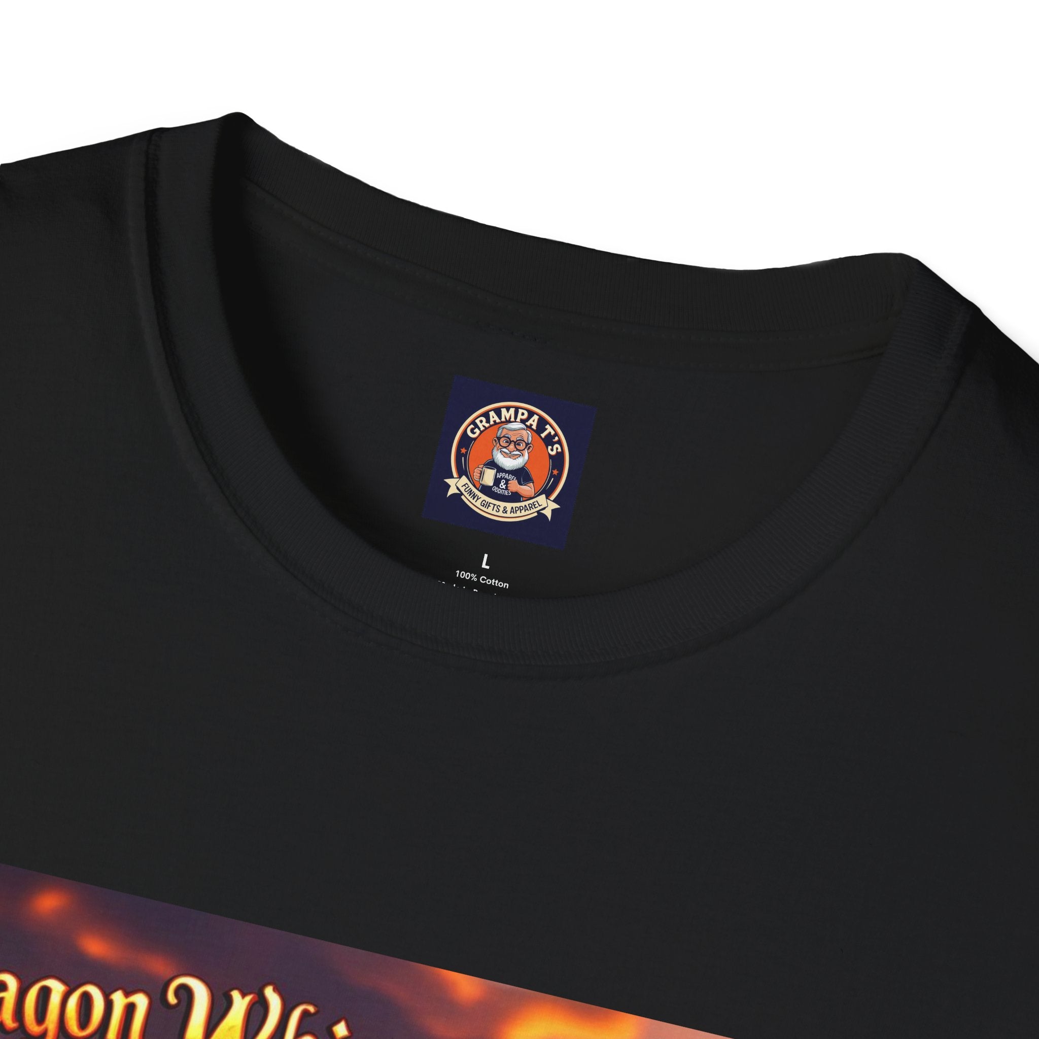 Funny Dragon Whisperer Unisex Softstyle T-Shirt | Fantasy Apparel, Gift for Dragon Lovers, Kids & Adults, Birthday Present, Magical Vibe