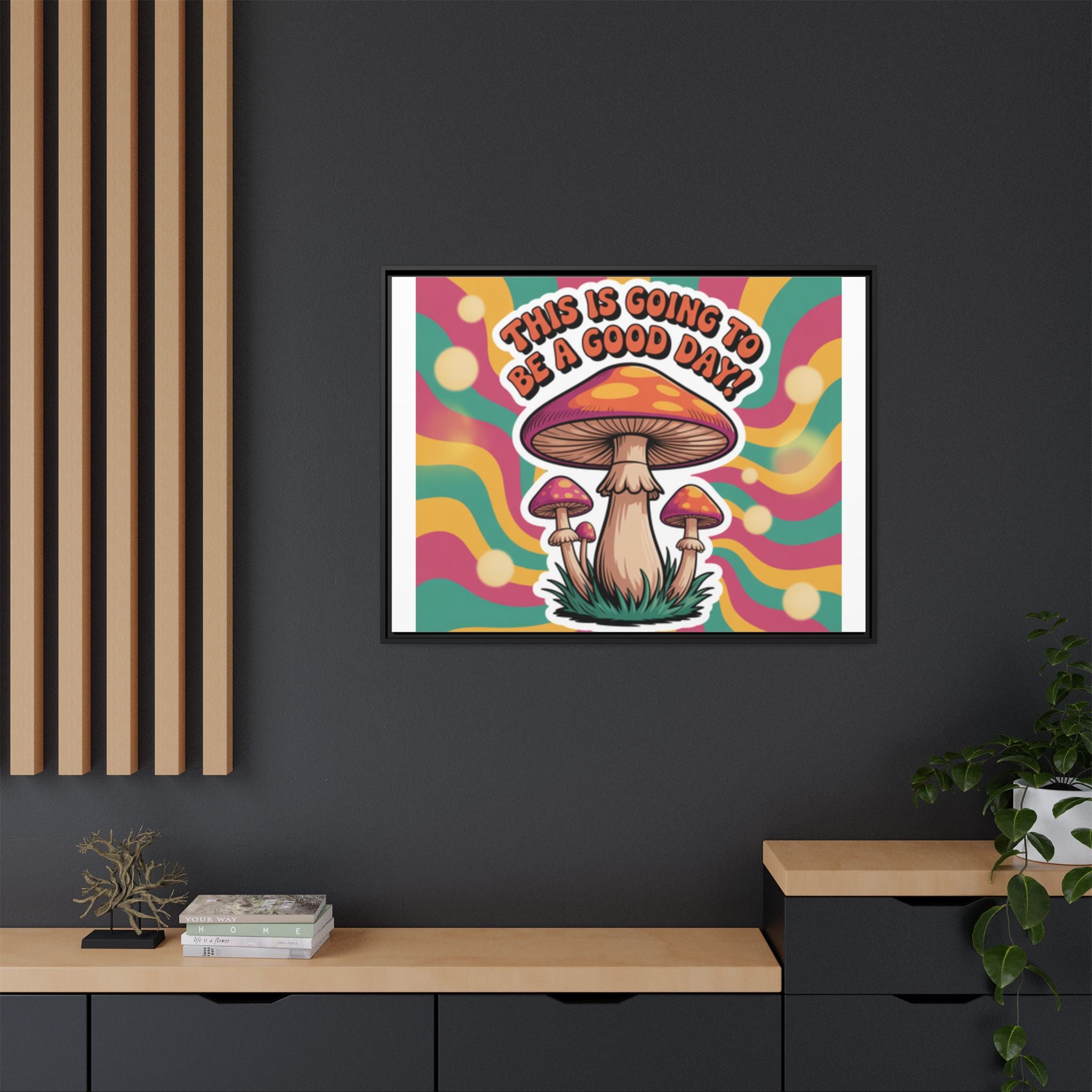 Colorful Framed Canvas Art - "This Is Going To Be A Good Day!" - Positive Vibe Decor, Wall Art for Home, Gift for Friends, Happy Day [...]