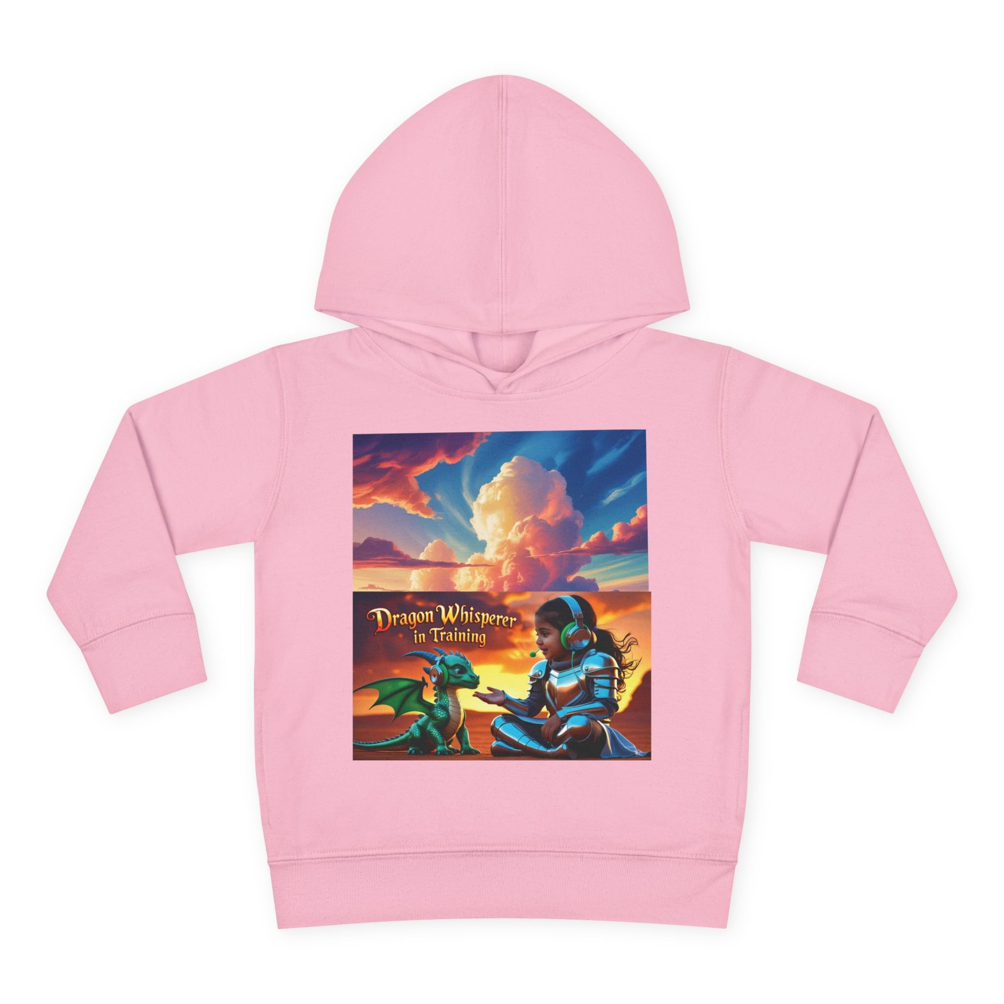 Grampa T’s Toddler Dragon Hoodie – “Dragon Whisperer in Training” Fleece | Cozy Fun Gift for Toddlers, Young Dreamers & Birthday Boys/Girls!
