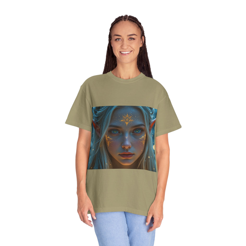 Fantasy-Inspired Elf Princess Unisex T-Shirt, Boho Style Tee for Art Lovers, Gift for Creatives, Dreamy Aesthetic Shirt, Unique Fan Merchandise