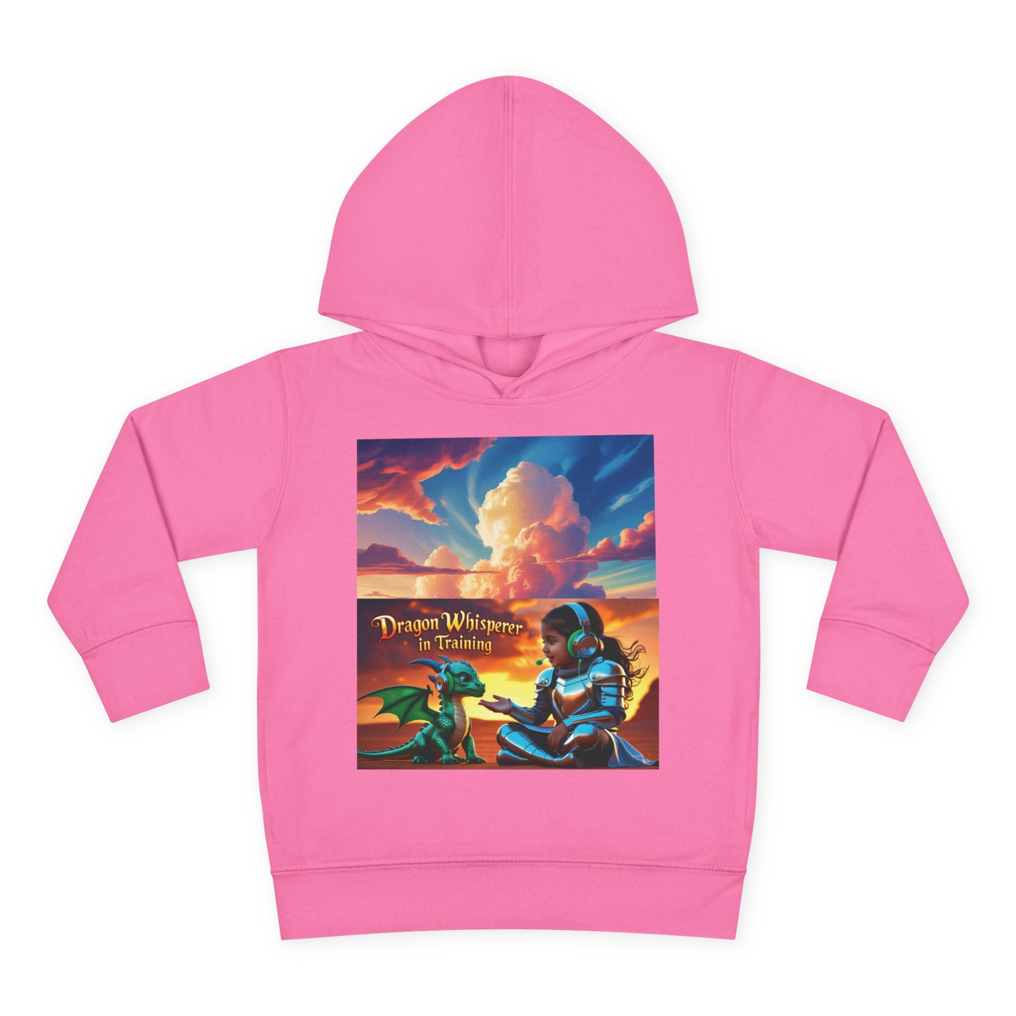 Grampa T’s Toddler Dragon Hoodie – “Dragon Whisperer in Training” Fleece | Cozy Fun Gift for Toddlers, Young Dreamers & Birthday Boys/Girls!