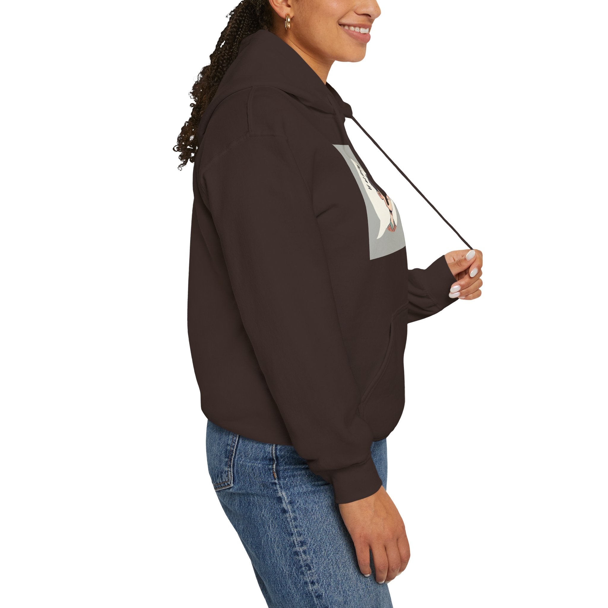 Whimsical Conversation Hoodie - Fun Sweatshirt for Friends, Cozy Gift, Casual Wear, Graphic Pullover, Unisex Apparel