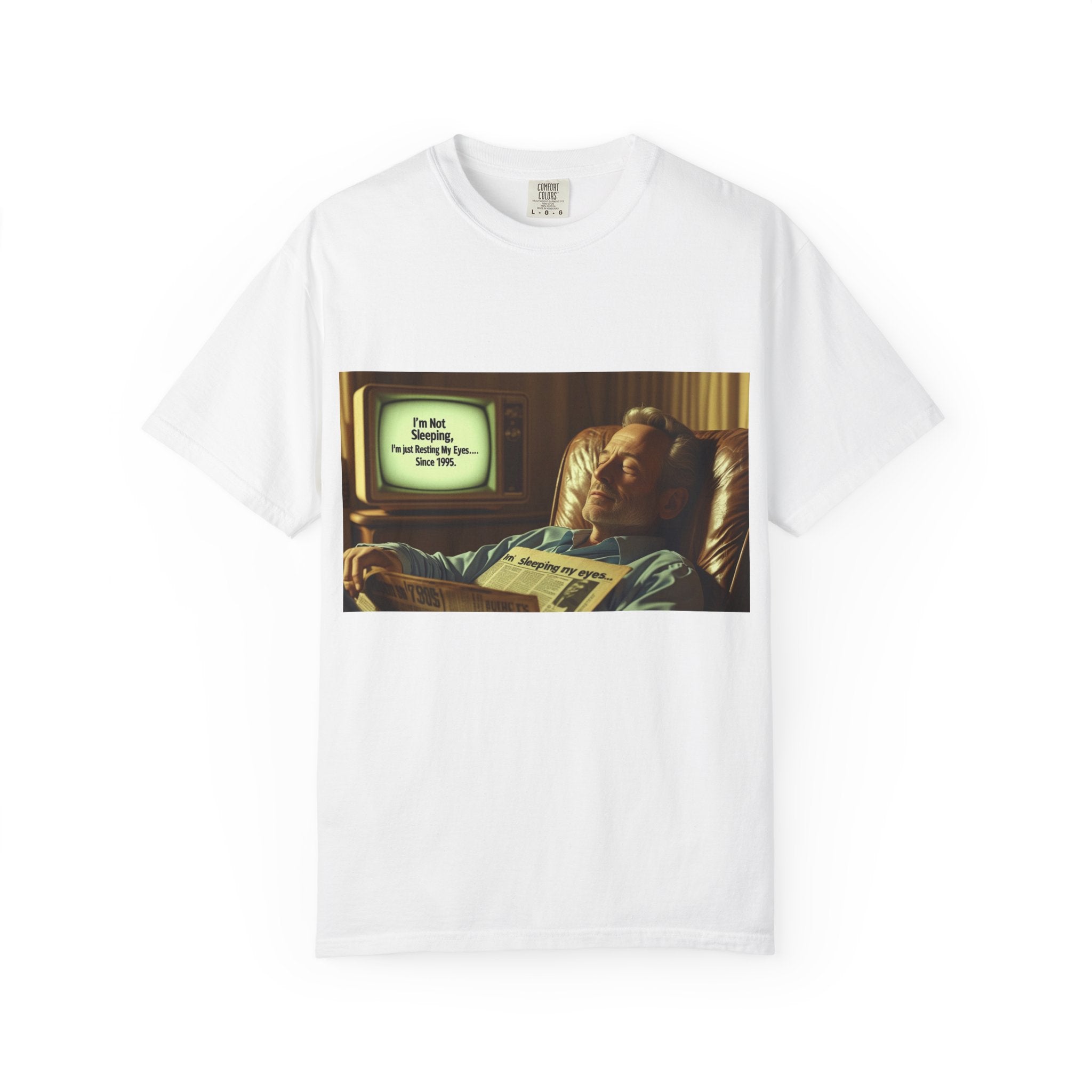 Vintage Humor Graphic Tee, Perfect for Relaxing, Gift for Couch Potatoes, Fun Statement T-Shirt, Father's Day, Casual Wear