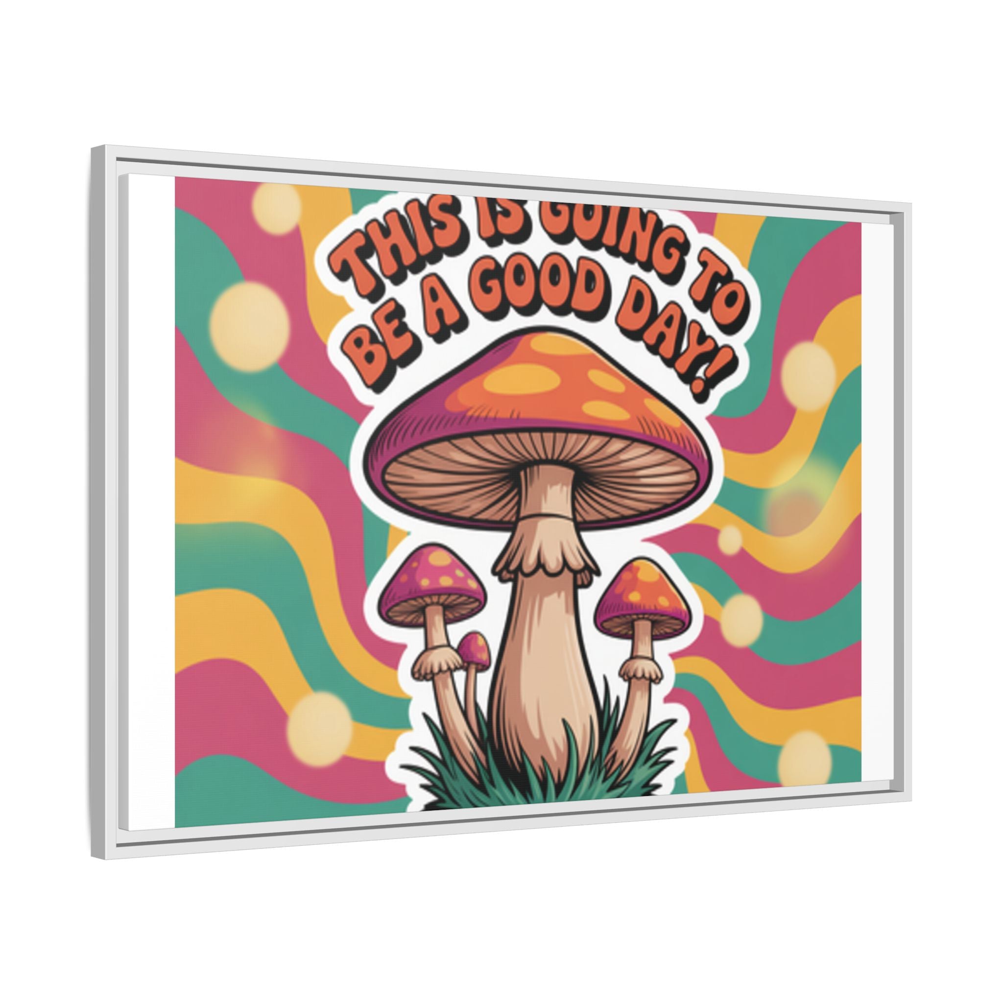 Colorful Framed Canvas Art - "This Is Going To Be A Good Day!" - Positive Vibe Decor, Wall Art for Home, Gift for Friends, Happy Day [...]
