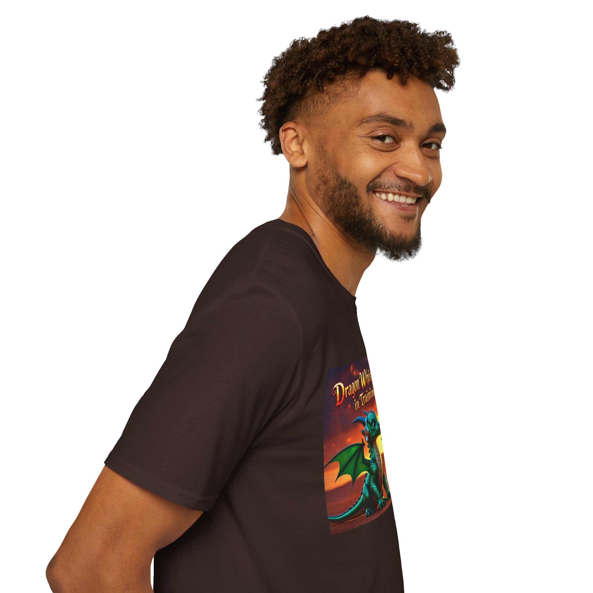 Funny Dragon Whisperer Unisex Softstyle T-Shirt | Fantasy Apparel, Gift for Dragon Lovers, Kids & Adults, Birthday Present, Magical Vibe