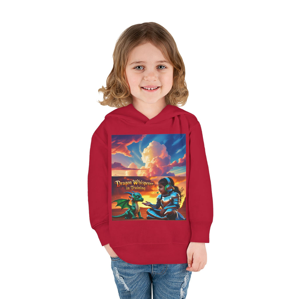 Grampa T’s Toddler Dragon Hoodie – “Dragon Whisperer in Training” Fleece | Cozy Fun Gift for Toddlers, Young Dreamers & Birthday Boys/Girls!