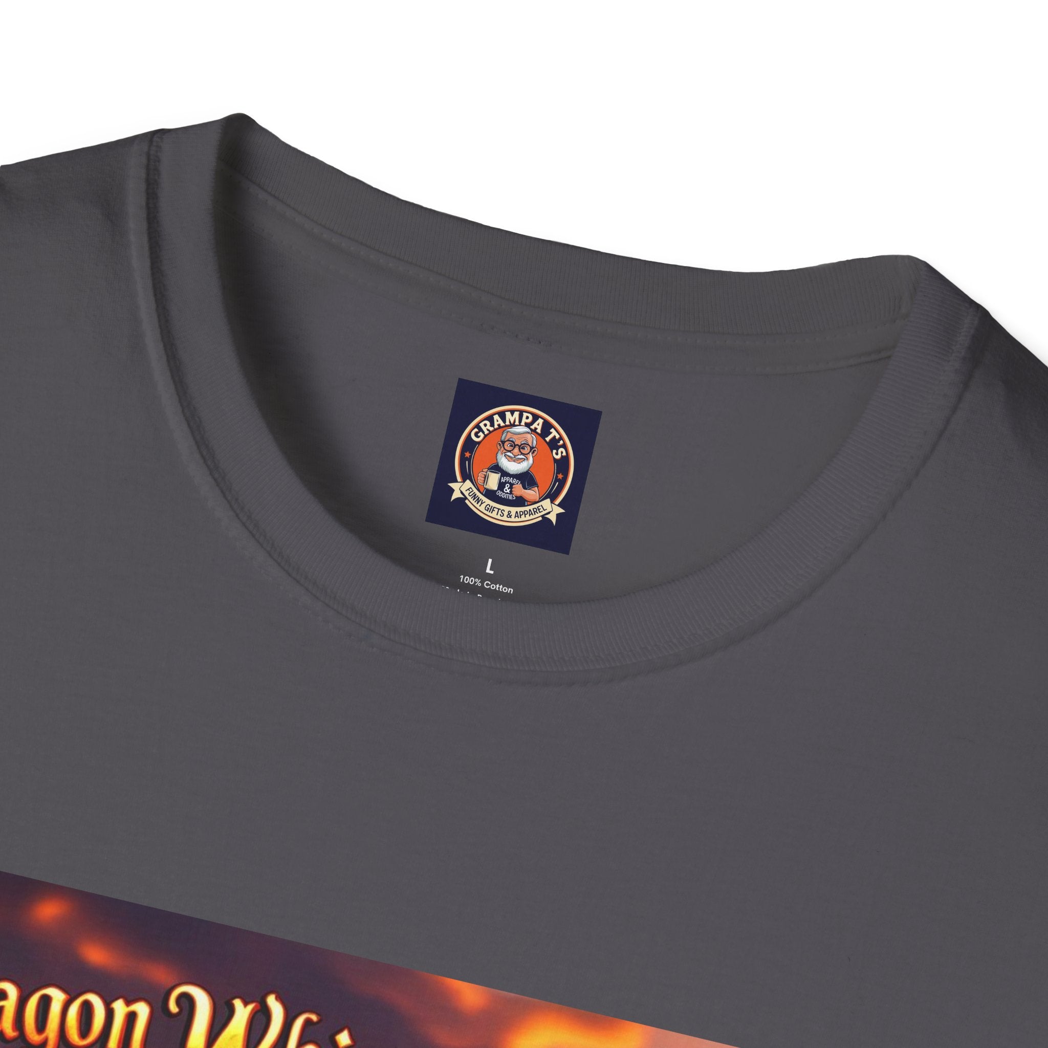 Funny Dragon Whisperer Unisex Softstyle T-Shirt | Fantasy Apparel, Gift for Dragon Lovers, Kids & Adults, Birthday Present, Magical Vibe
