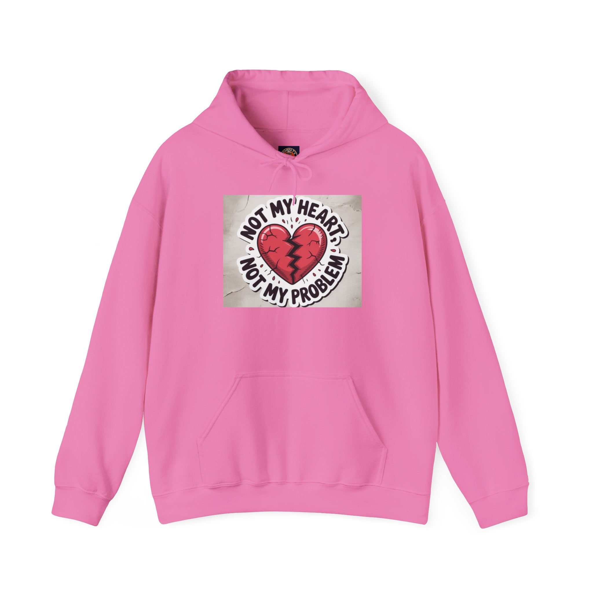 Heartbreak Humor Hoodie, Unisex Hooded Sweatshirt, Funny Gift, Self-Care Apparel, Valentine's Day, Casual Wear, Trendy Fashion