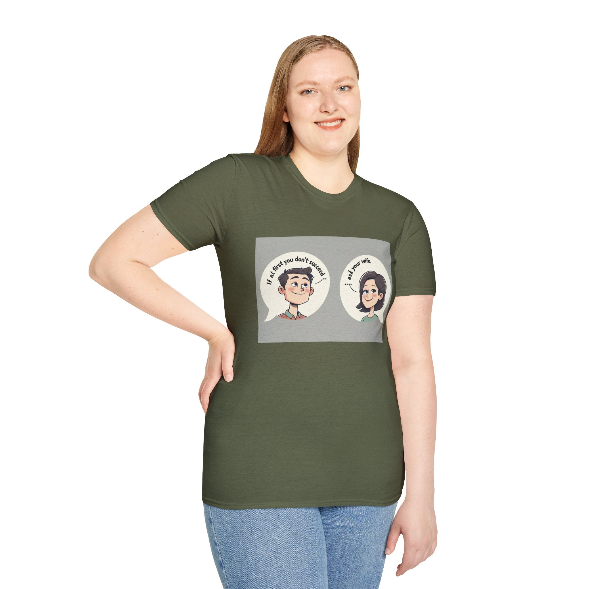 Playful Conversation T-Shirt, Funny Graphic Tee, Unisex Humor Shirt, Casual Wear, Gift for Friends, Quirky Outfit