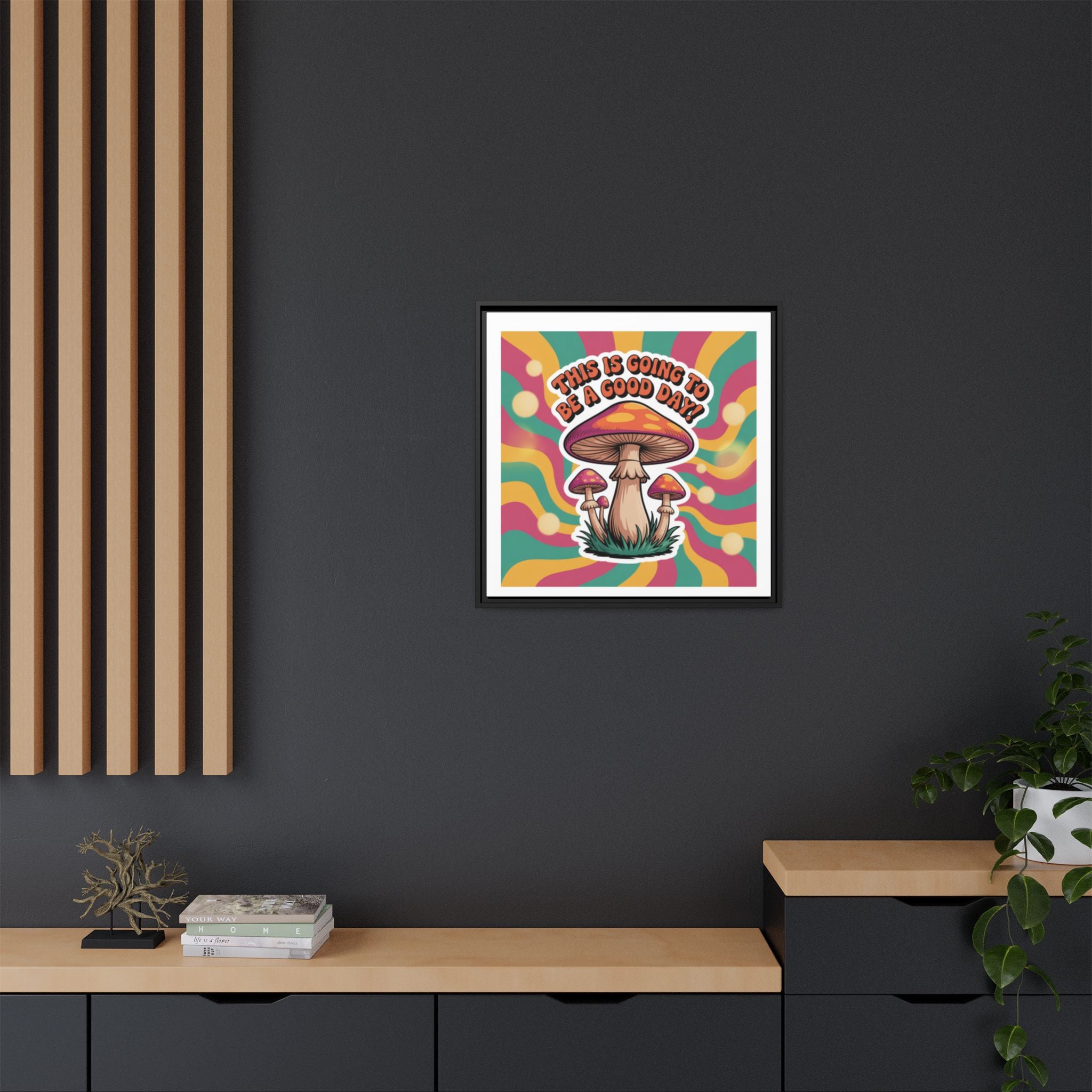 Colorful Framed Canvas Art - "This Is Going To Be A Good Day!" - Positive Vibe Decor, Wall Art for Home, Gift for Friends, Happy Day [...]