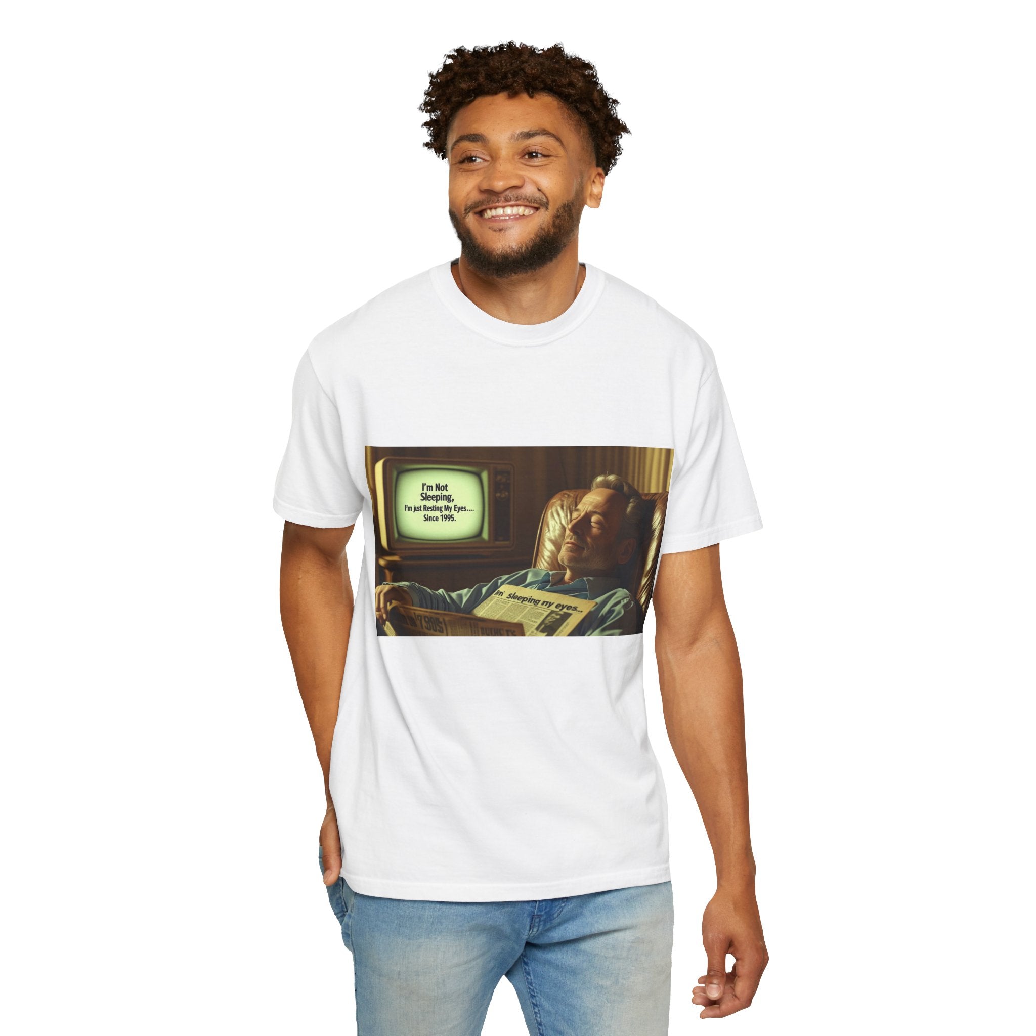 Vintage Humor Graphic Tee, Perfect for Relaxing, Gift for Couch Potatoes, Fun Statement T-Shirt, Father's Day, Casual Wear