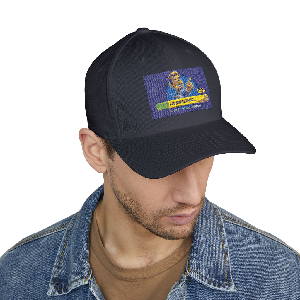 Embroidered Closed-Back Structured Cap - Trendy Apparel for Everyday Wear, Gifts for Him, Casual Style, Summer Accessory, Unique Design