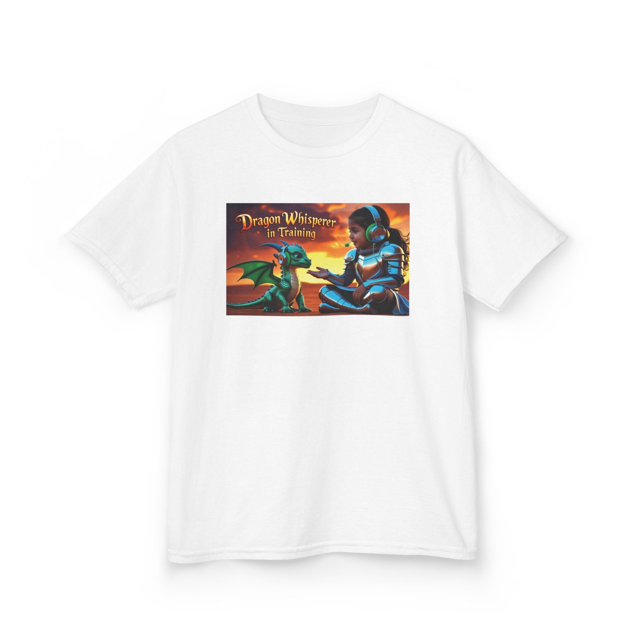 Dragon Whisperer in Training – Funny Fantasy Kids T-Shirt for Little Adventurers & Mythical Creature Fans