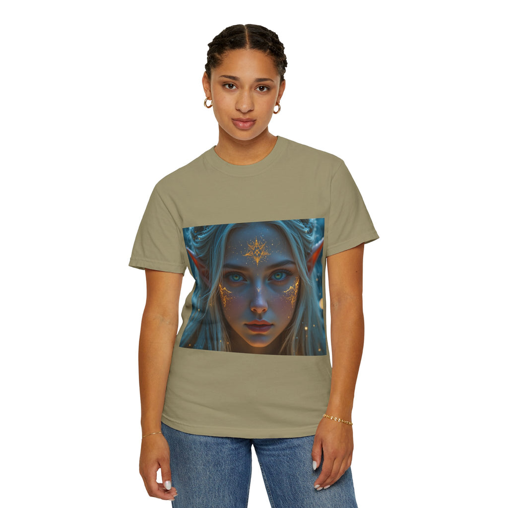 Fantasy-Inspired Elf Princess Unisex T-Shirt, Boho Style Tee for Art Lovers, Gift for Creatives, Dreamy Aesthetic Shirt, Unique Fan Merchandise