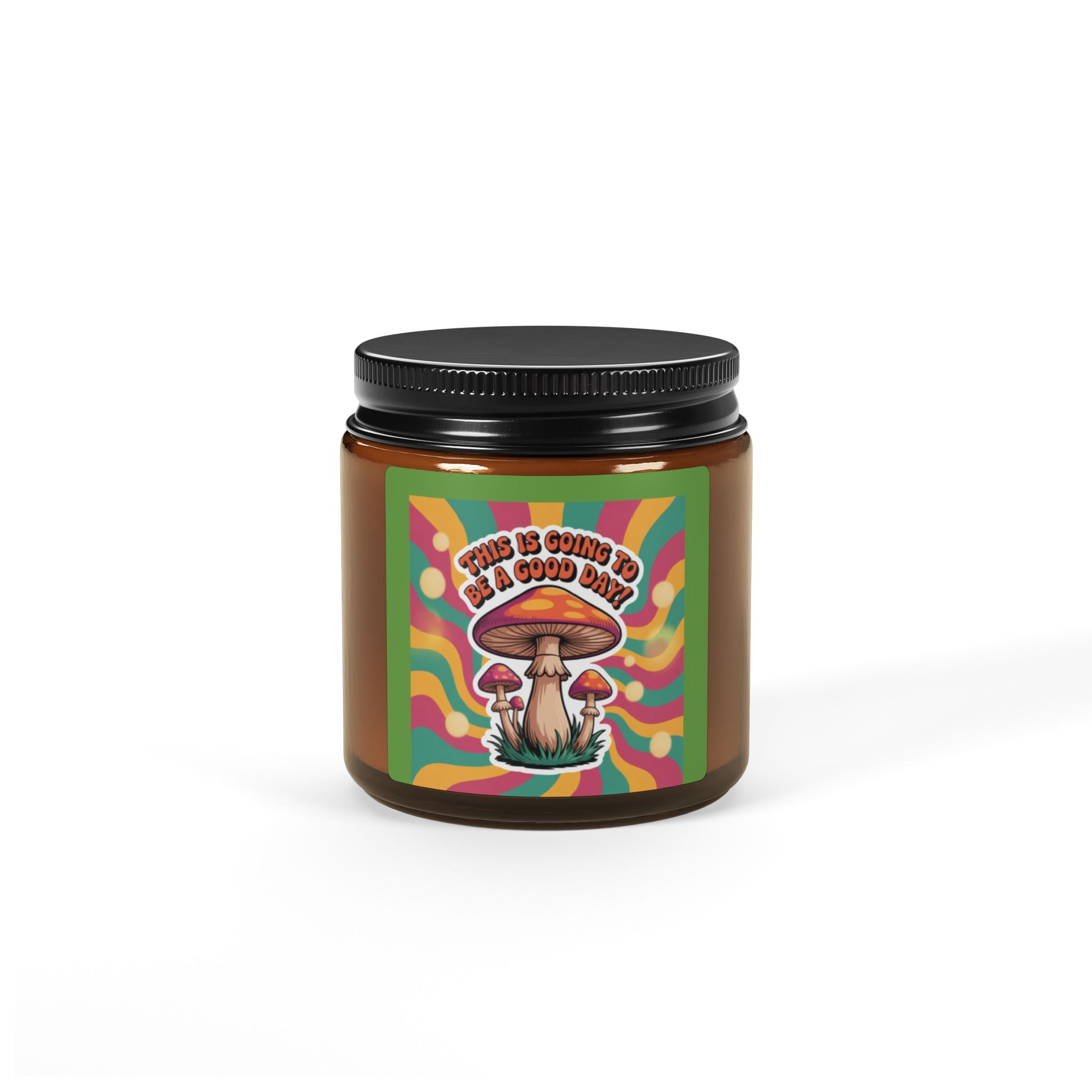 Scented Soy Candle - Groovy Day Vibe, Aromatherapy Gift, Home Decor, Mindfulness Relaxation, Eco-Friendly Candle