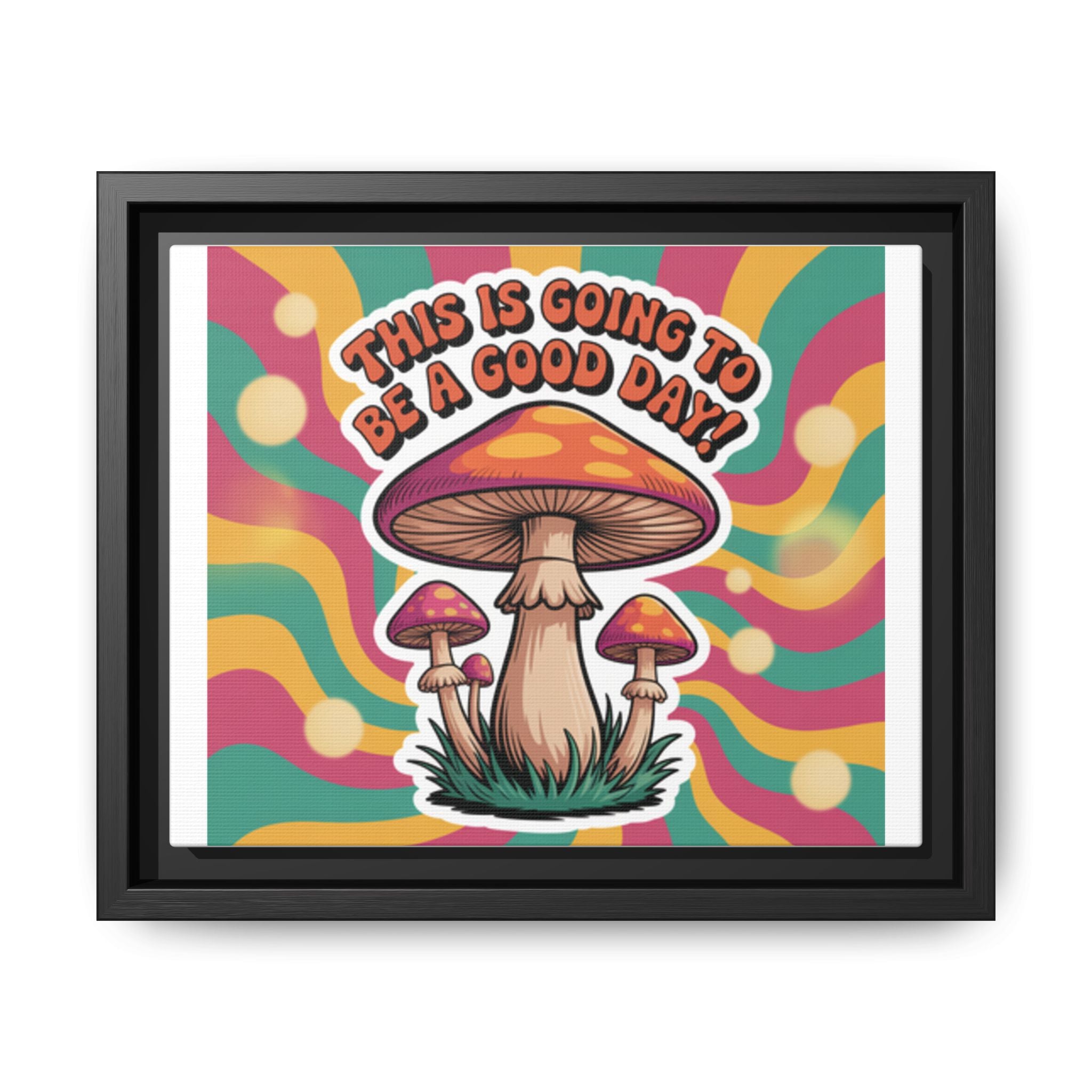 Colorful Framed Canvas Art - "This Is Going To Be A Good Day!" - Positive Vibe Decor, Wall Art for Home, Gift for Friends, Happy Day [...]