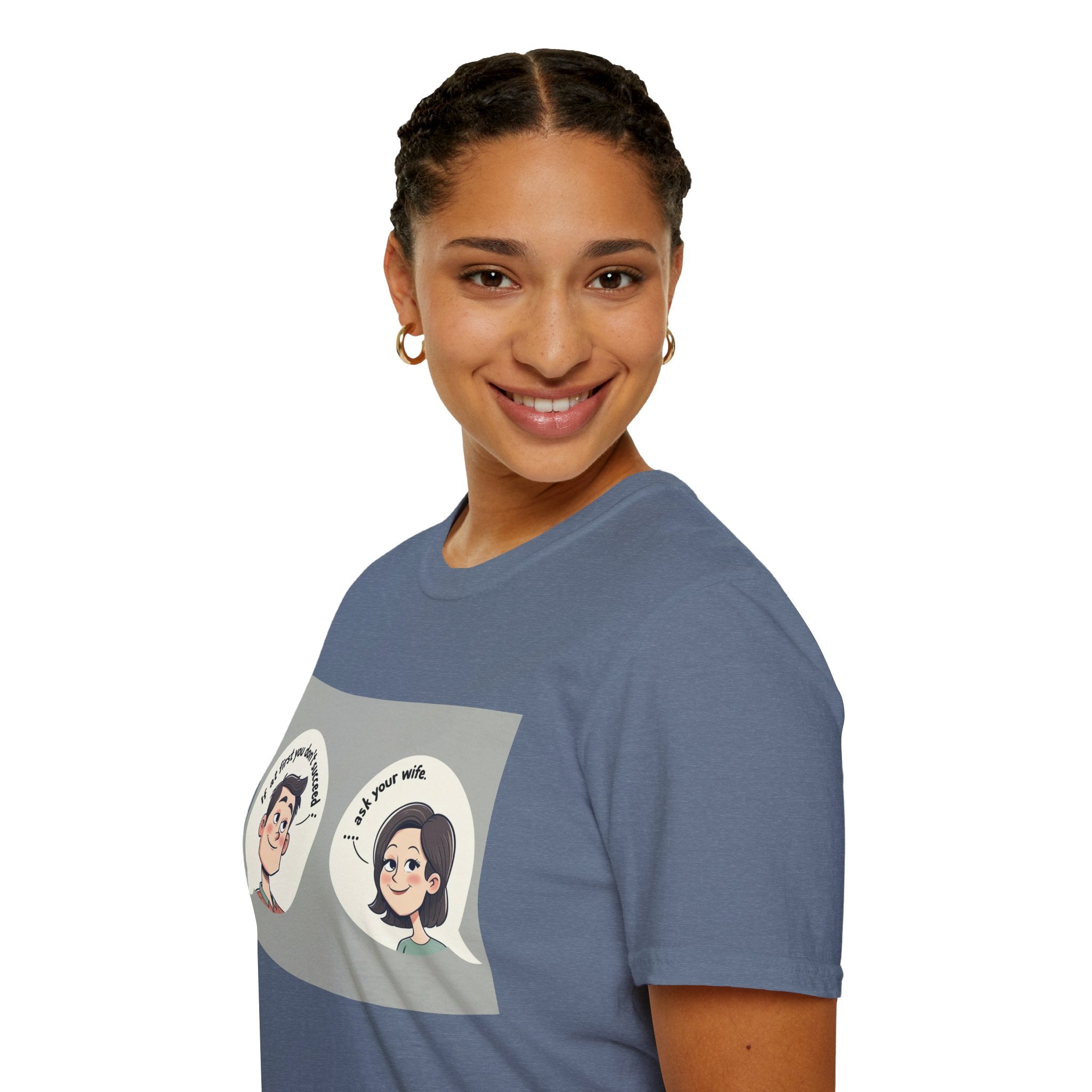 Playful Conversation T-Shirt, Funny Graphic Tee, Unisex Humor Shirt, Casual Wear, Gift for Friends, Quirky Outfit