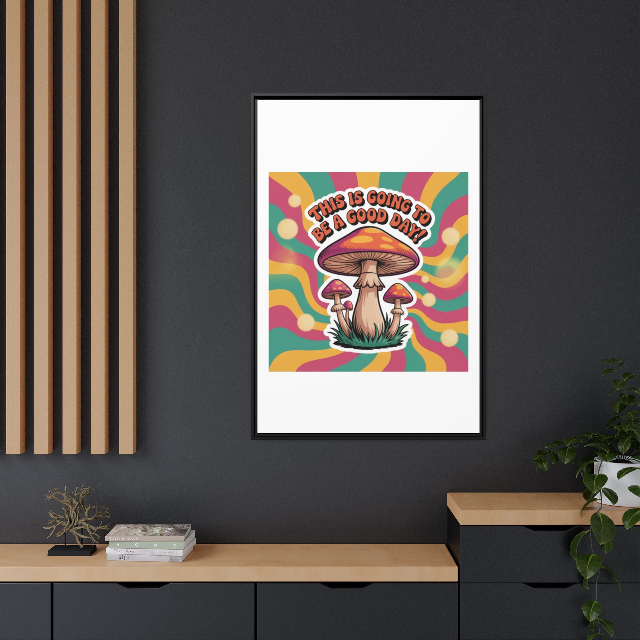 Colorful Framed Canvas Art - "This Is Going To Be A Good Day!" - Positive Vibe Decor, Wall Art for Home, Gift for Friends, Happy Day [...]