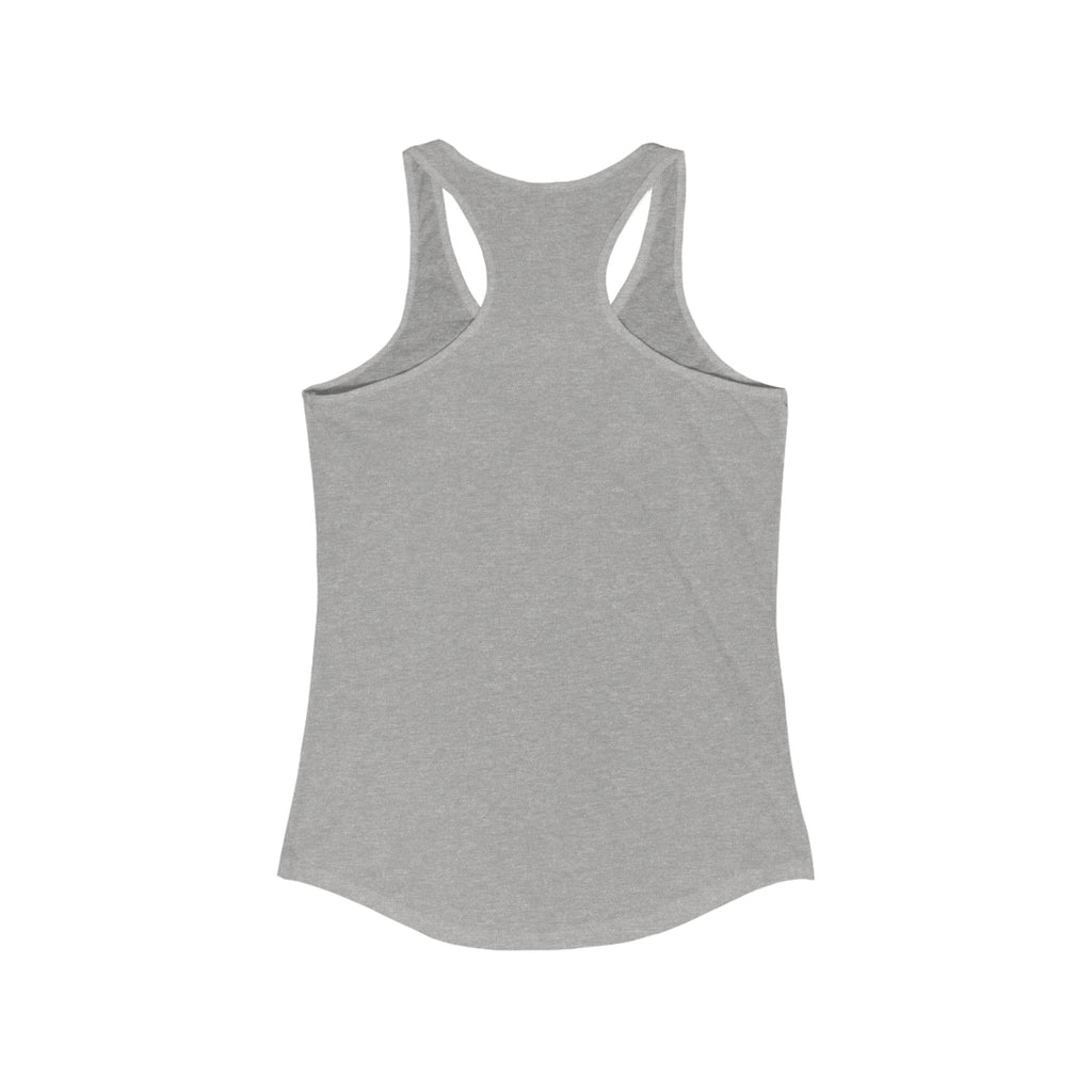 Positive Mushroom Vibe Women's Racerback Tank - Good Day Graphic Tee, Summer Workout Top, Gift for Her, Festival Clothing, Boho Style