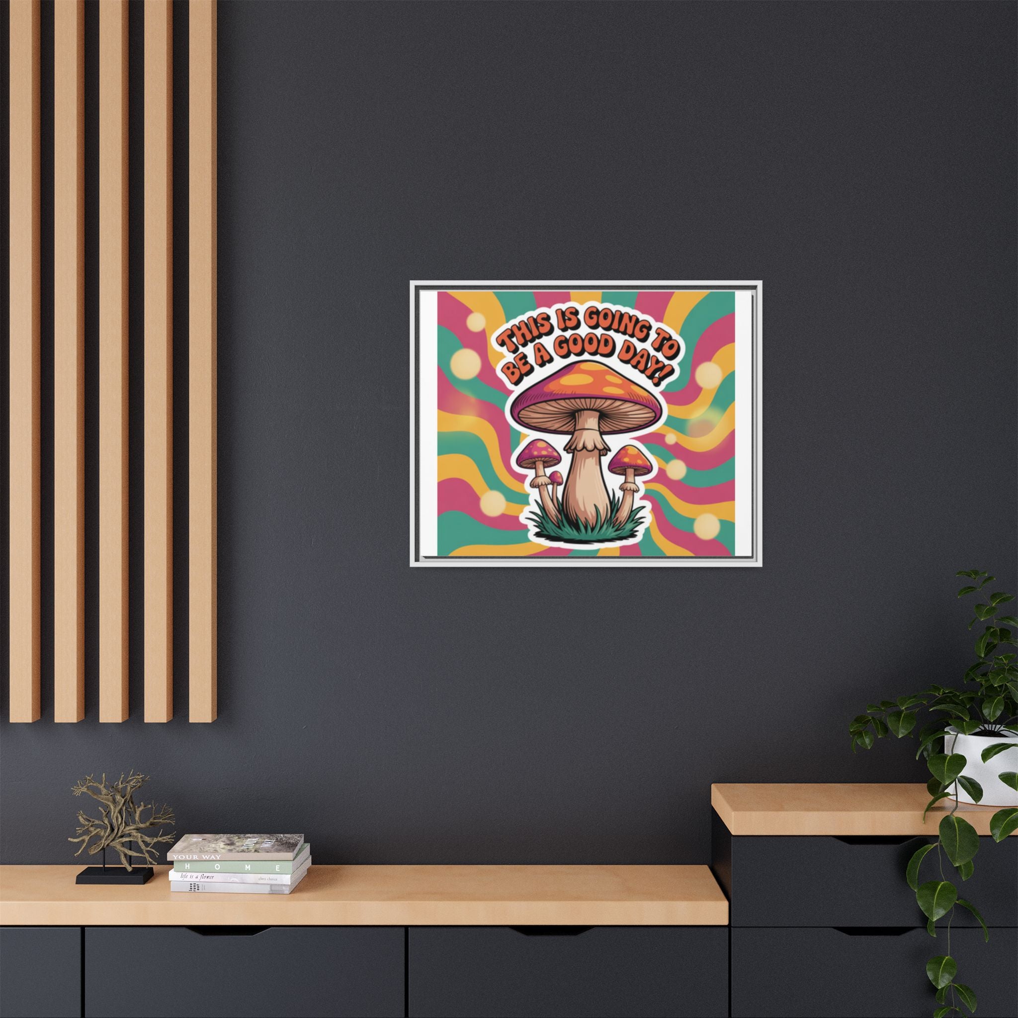 Colorful Framed Canvas Art - "This Is Going To Be A Good Day!" - Positive Vibe Decor, Wall Art for Home, Gift for Friends, Happy Day [...]