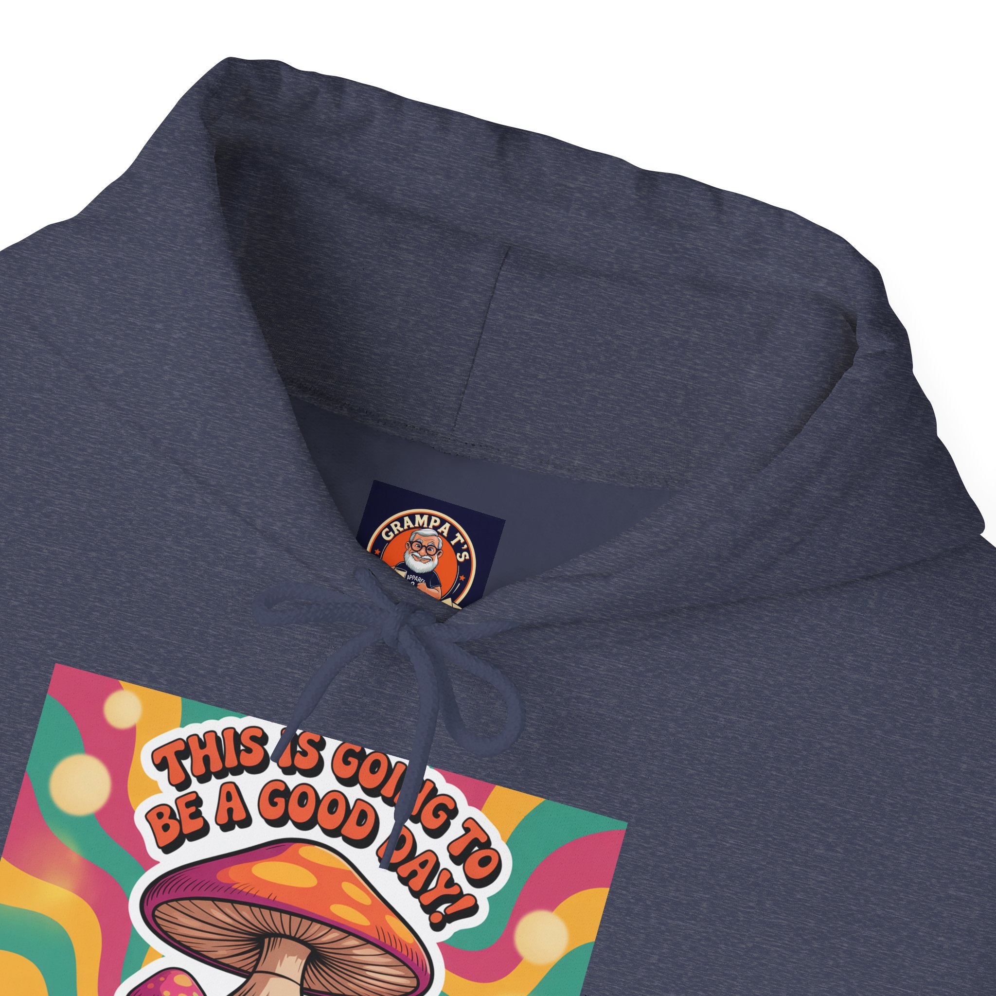 Groovy Mushroom Hoodie - Psychedelic Sweatshirt for Festivals, Cozy Gift for Nature Lovers, Unisex Pull-over for Good Vibes