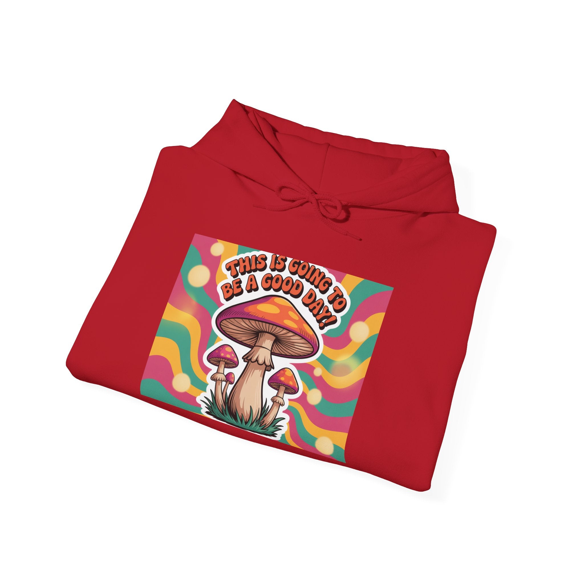 Groovy Mushroom Hoodie - Psychedelic Sweatshirt for Festivals, Cozy Gift for Nature Lovers, Unisex Pull-over for Good Vibes