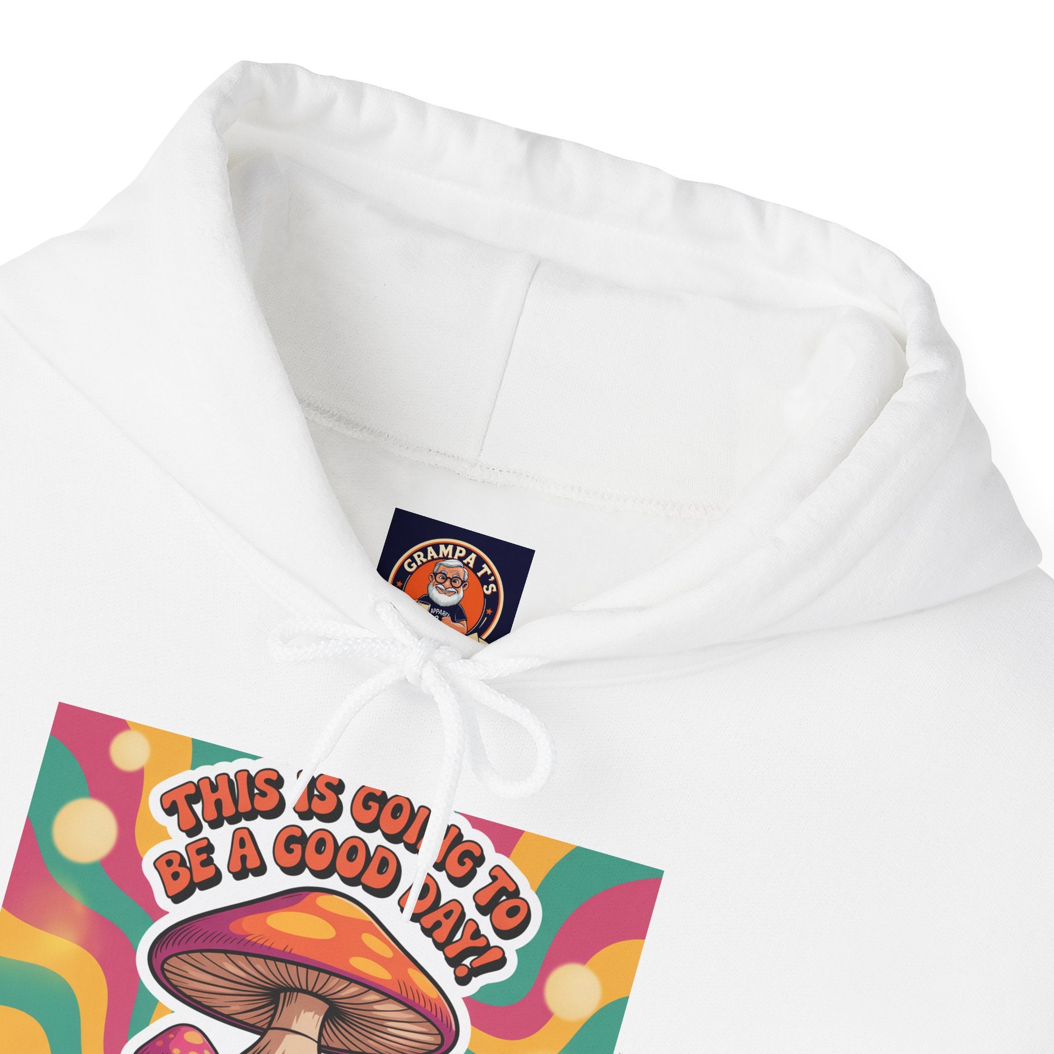 Groovy Mushroom Hoodie - Psychedelic Sweatshirt for Festivals, Cozy Gift for Nature Lovers, Unisex Pull-over for Good Vibes