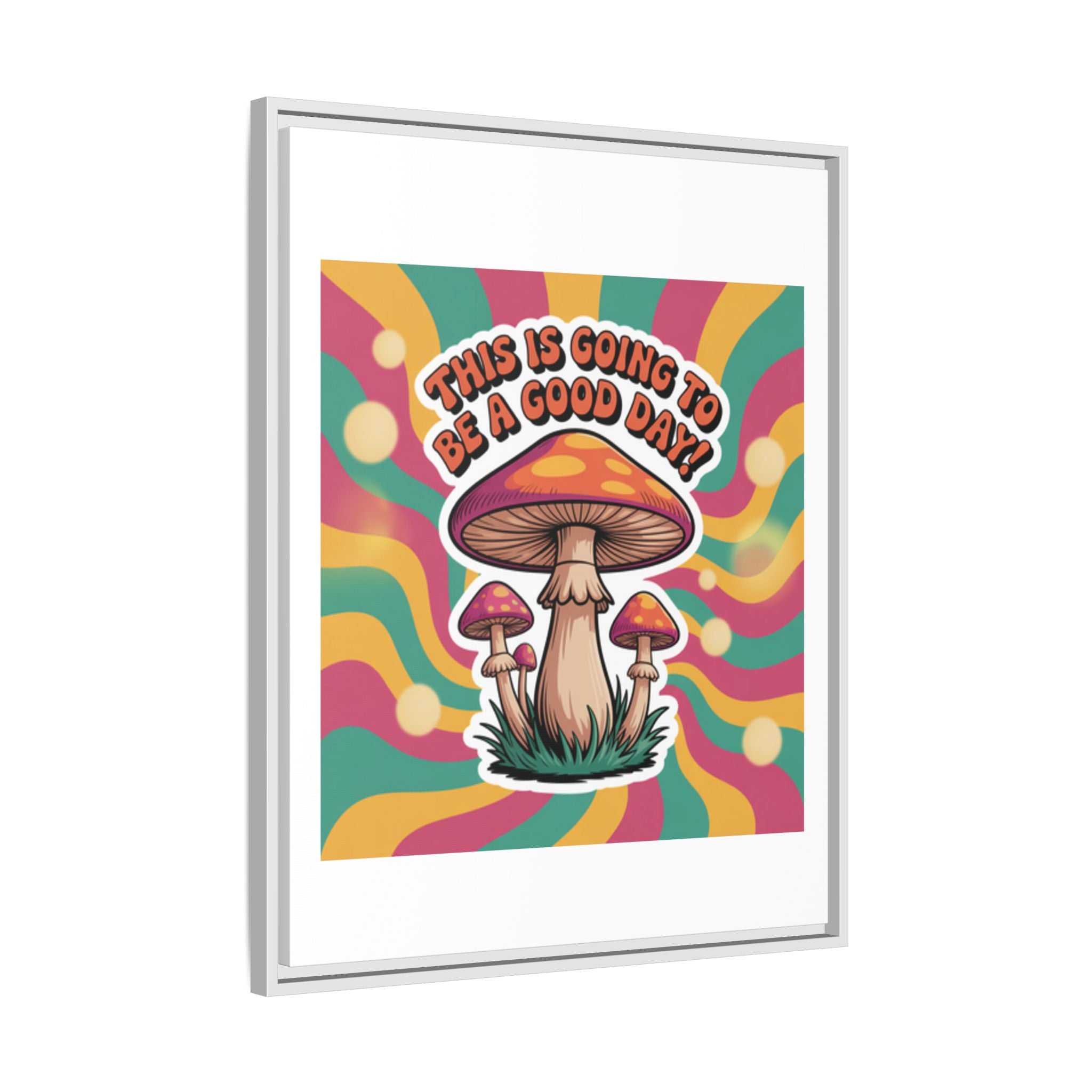 Colorful Framed Canvas Art - "This Is Going To Be A Good Day!" - Positive Vibe Decor, Wall Art for Home, Gift for Friends, Happy Day [...]