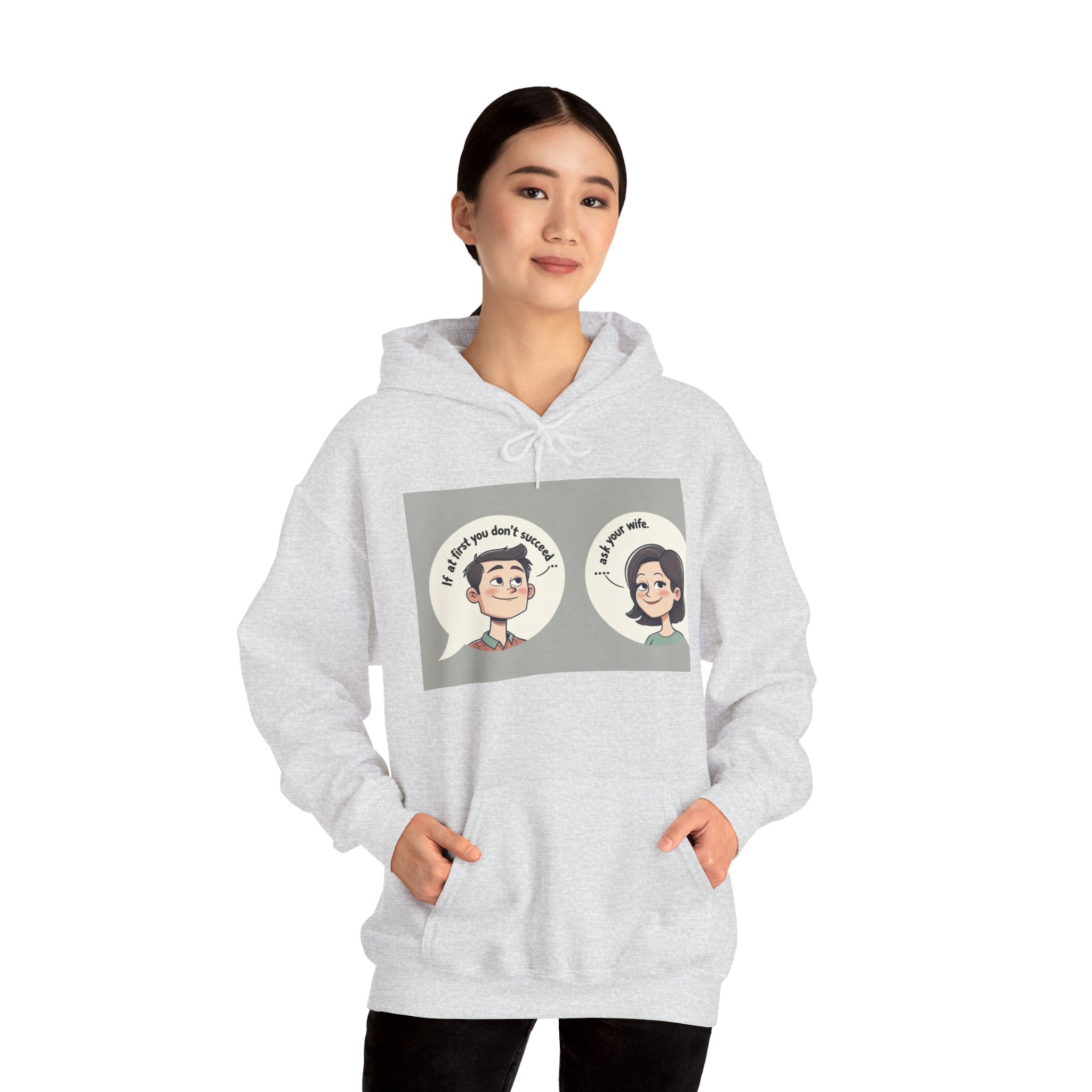 Whimsical Conversation Hoodie - Fun Sweatshirt for Friends, Cozy Gift, Casual Wear, Graphic Pullover, Unisex Apparel