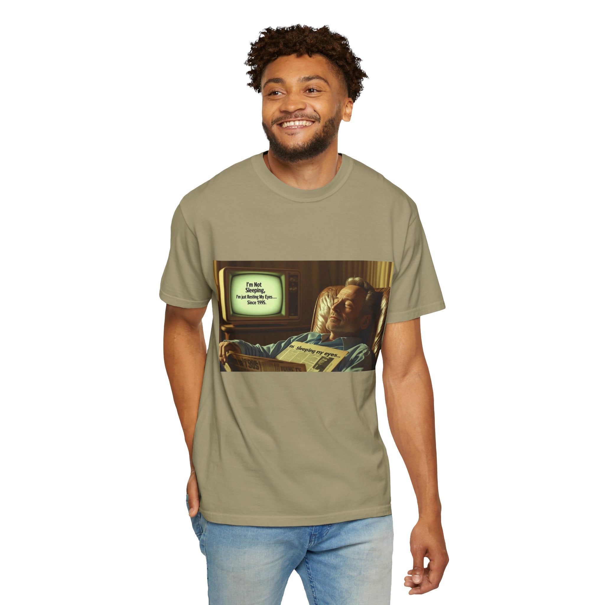 Vintage Humor Graphic Tee, Perfect for Relaxing, Gift for Couch Potatoes, Fun Statement T-Shirt, Father's Day, Casual Wear