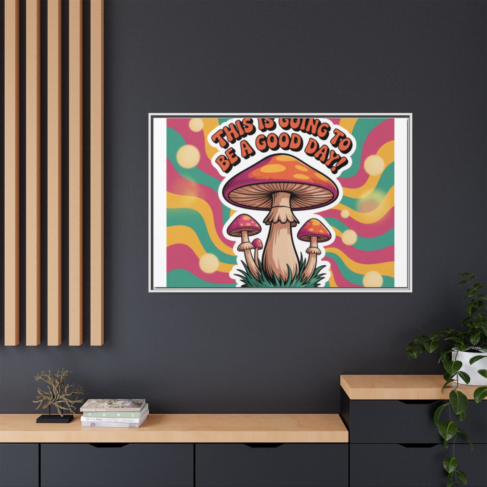 Colorful Framed Canvas Art - "This Is Going To Be A Good Day!" - Positive Vibe Decor, Wall Art for Home, Gift for Friends, Happy Day [...]