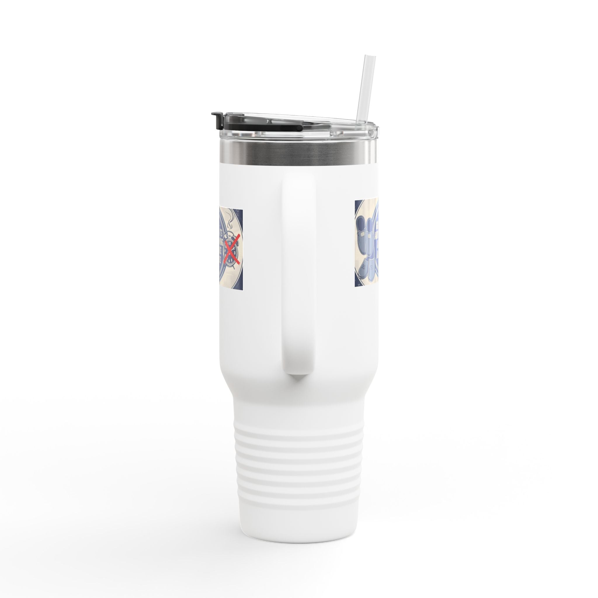 Grampa T's Anti-Morning Funny Custom Insulated Travel Mug, 40oz – Perfect for Coffee Lovers, On-the-Go Drinkware, Gifts for Him/Her, Unique Travel Accessories, [...]