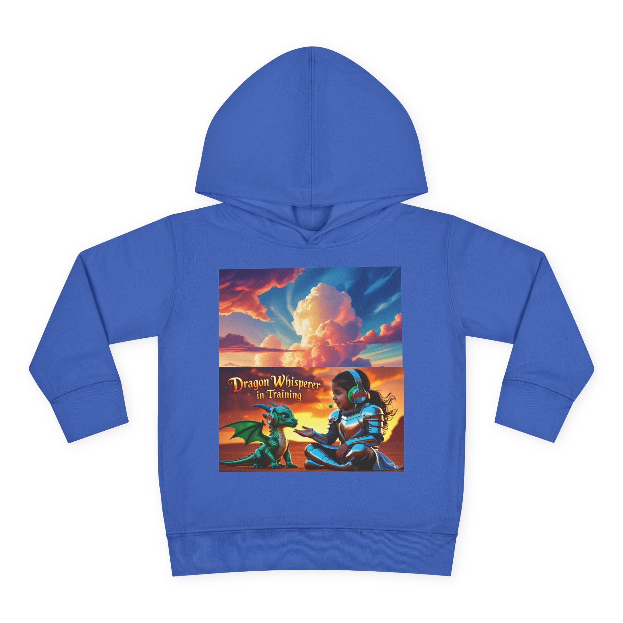 Grampa T’s Toddler Dragon Hoodie – “Dragon Whisperer in Training” Fleece | Cozy Fun Gift for Toddlers, Young Dreamers & Birthday Boys/Girls!