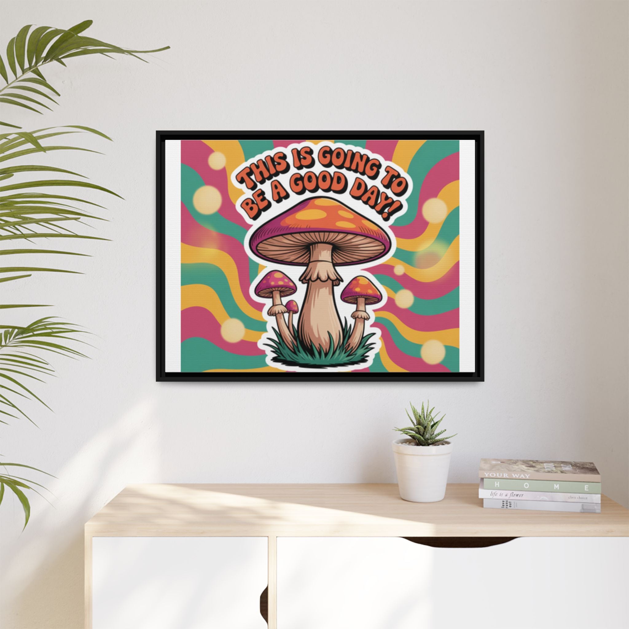 Colorful Framed Canvas Art - "This Is Going To Be A Good Day!" - Positive Vibe Decor, Wall Art for Home, Gift for Friends, Happy Day [...]