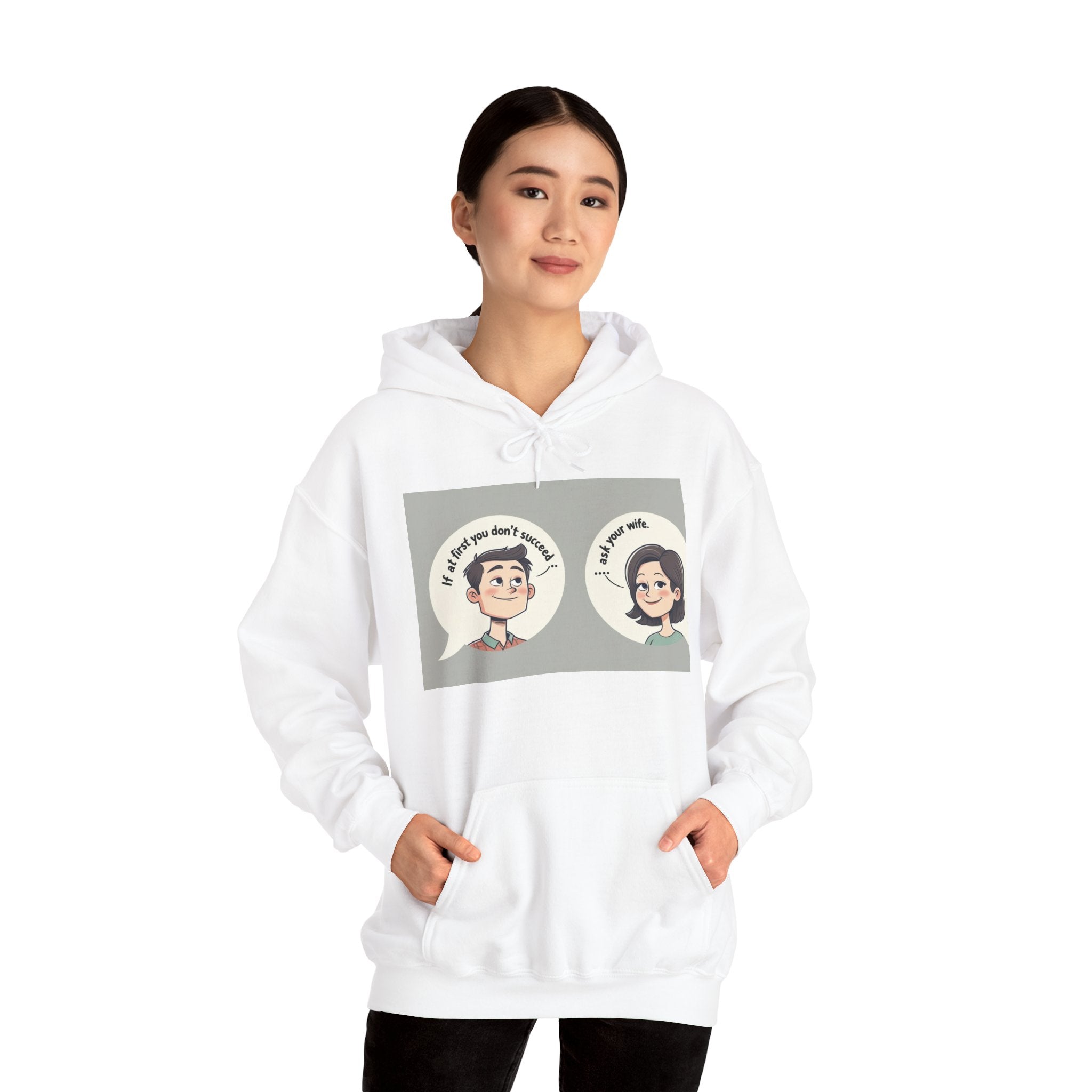 Whimsical Conversation Hoodie - Fun Sweatshirt for Friends, Cozy Gift, Casual Wear, Graphic Pullover, Unisex Apparel