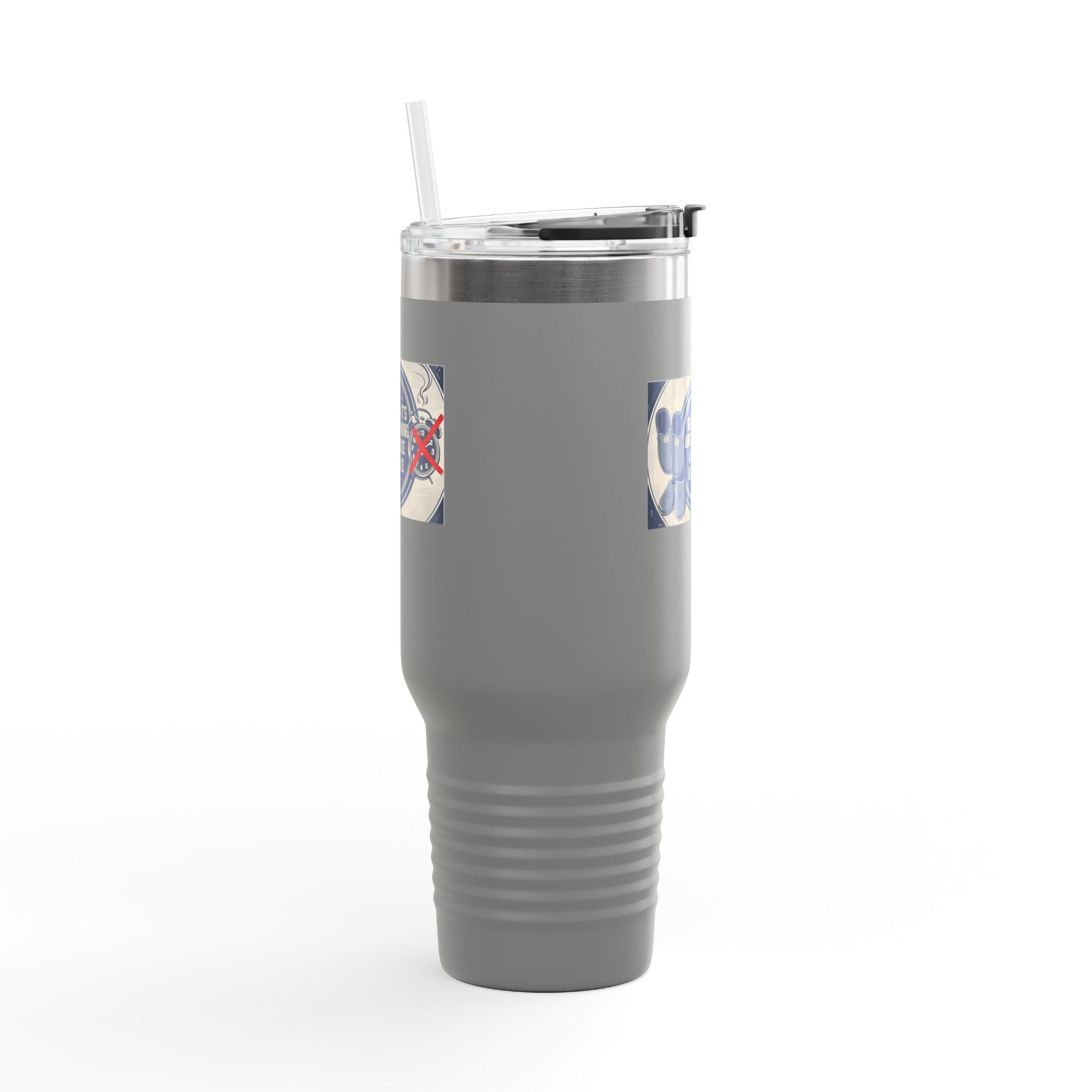 Grampa T's Anti-Morning Funny Custom Insulated Travel Mug, 40oz – Perfect for Coffee Lovers, On-the-Go Drinkware, Gifts for Him/Her, Unique Travel Accessories, [...]