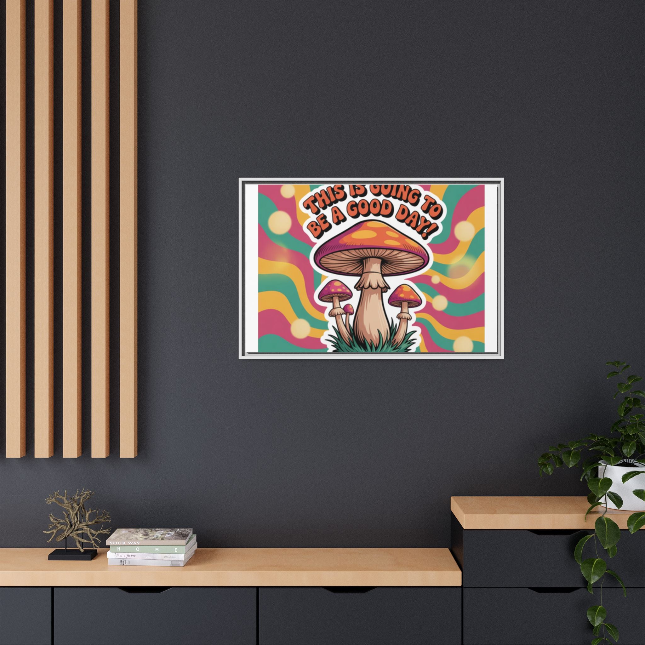 Colorful Framed Canvas Art - "This Is Going To Be A Good Day!" - Positive Vibe Decor, Wall Art for Home, Gift for Friends, Happy Day [...]