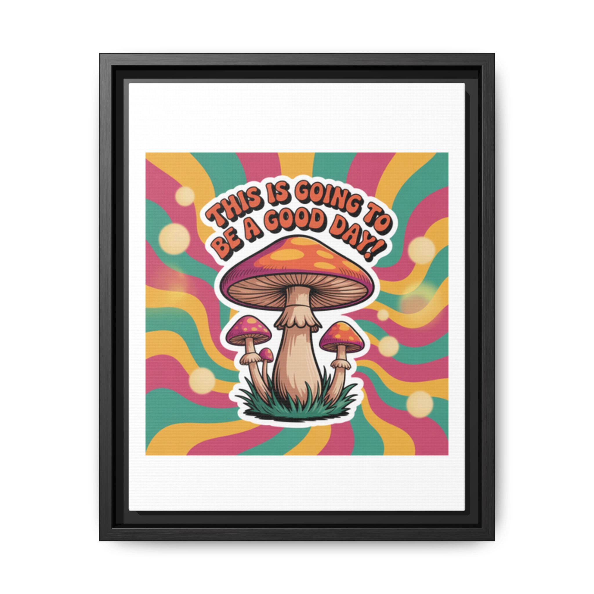 Colorful Framed Canvas Art - "This Is Going To Be A Good Day!" - Positive Vibe Decor, Wall Art for Home, Gift for Friends, Happy Day [...]