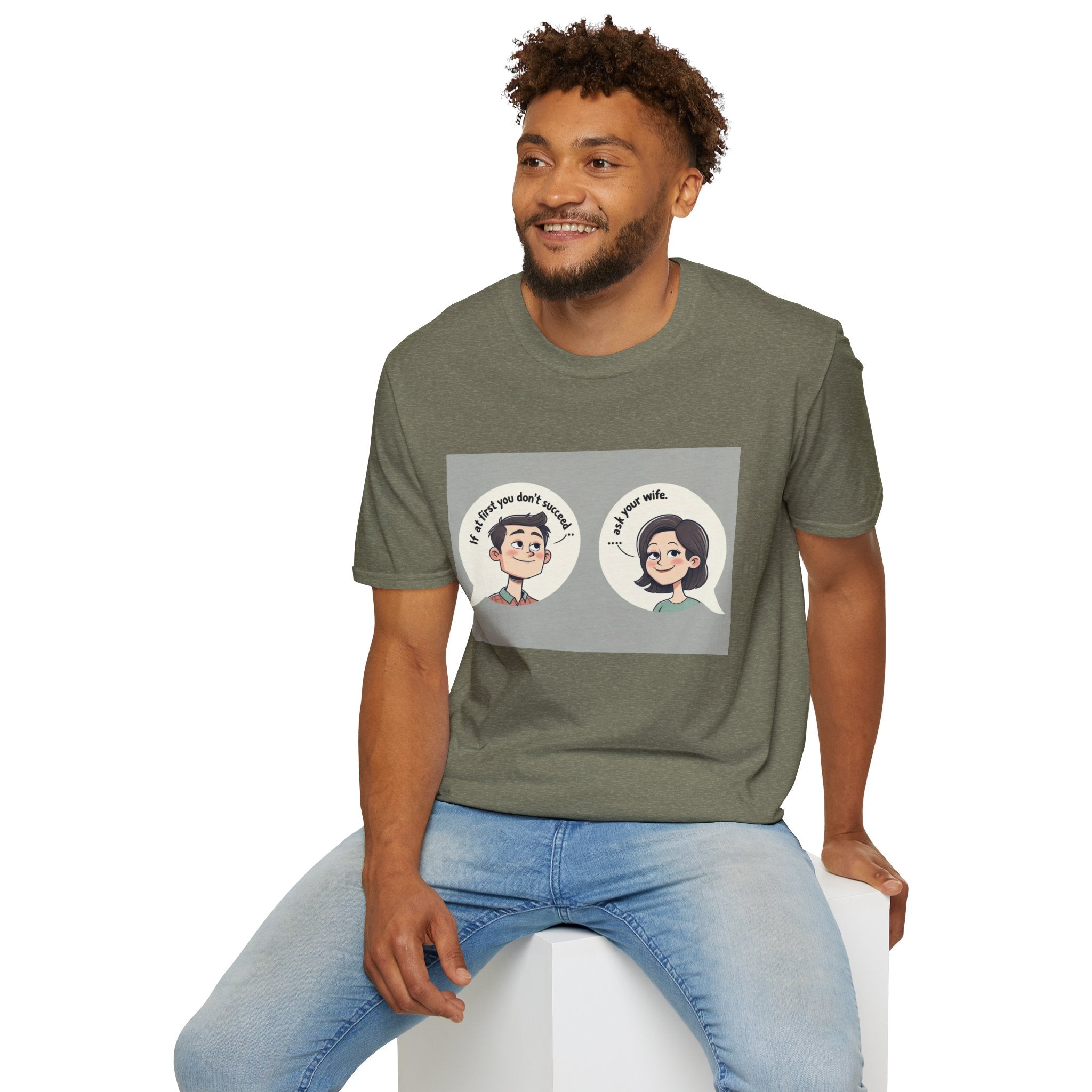 Playful Conversation T-Shirt, Funny Graphic Tee, Unisex Humor Shirt, Casual Wear, Gift for Friends, Quirky Outfit